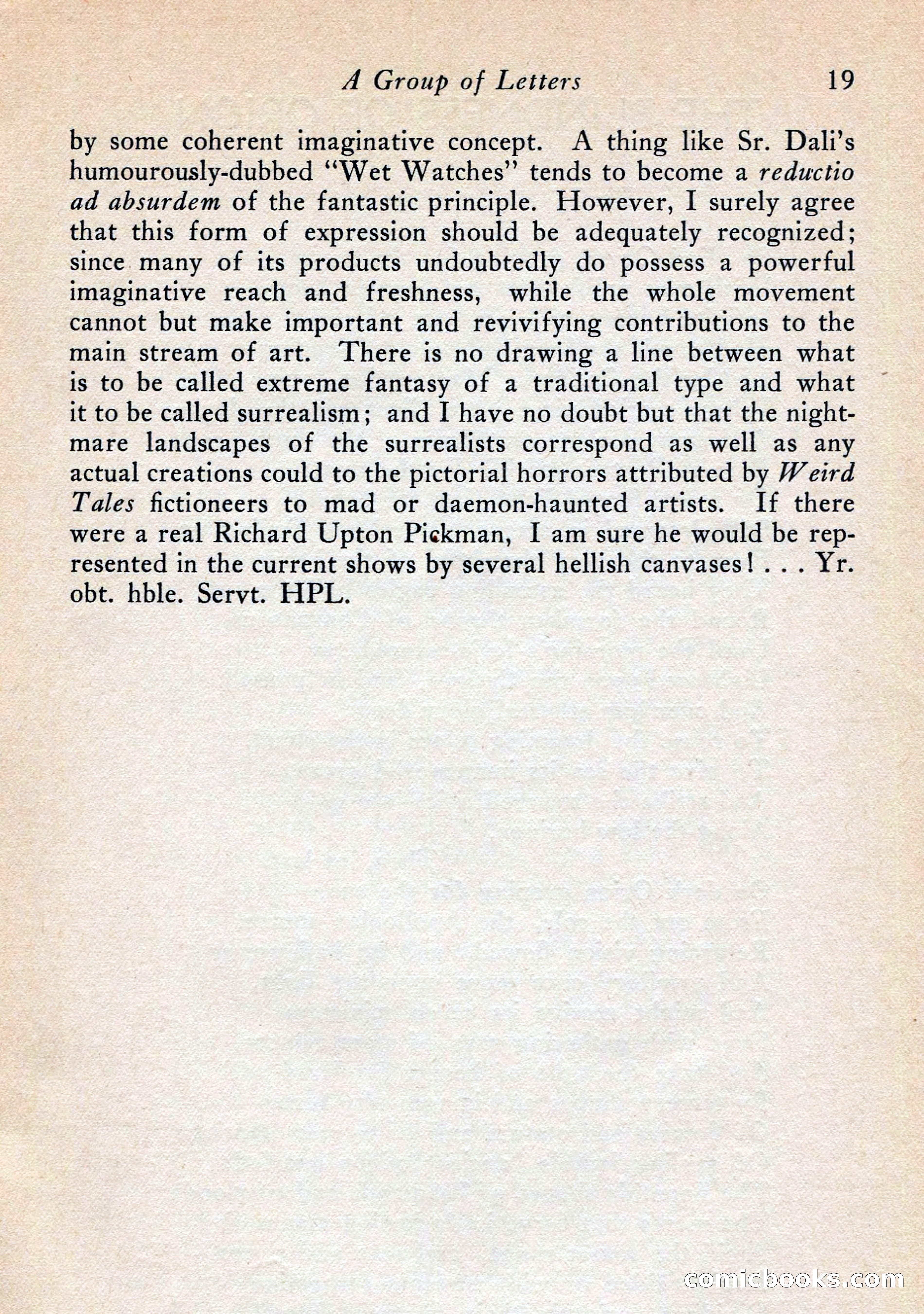The Arkham Sampler, Spring 1948 — page 21 of 104