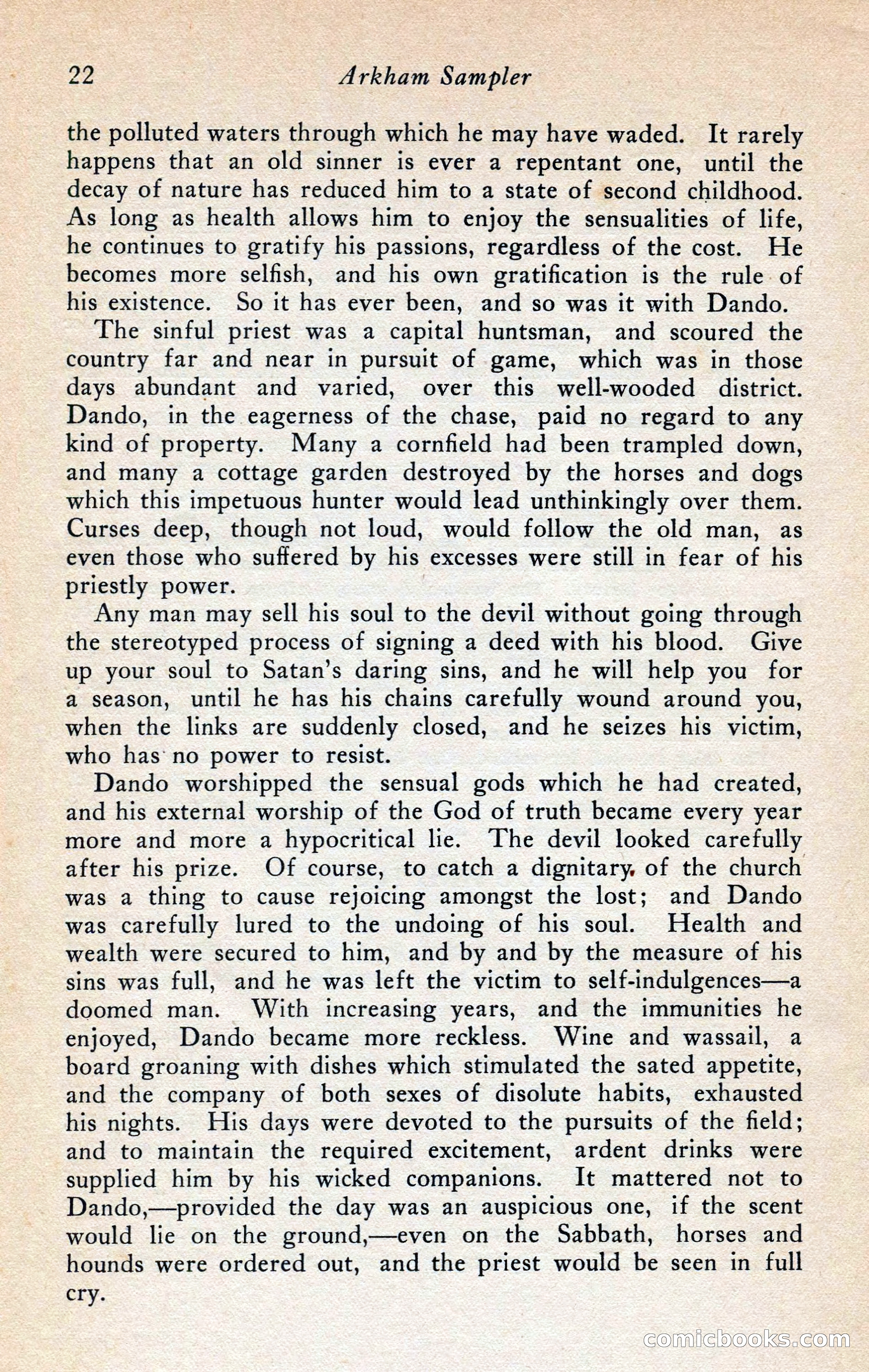 The Arkham Sampler, Spring 1948 — page 24 of 104