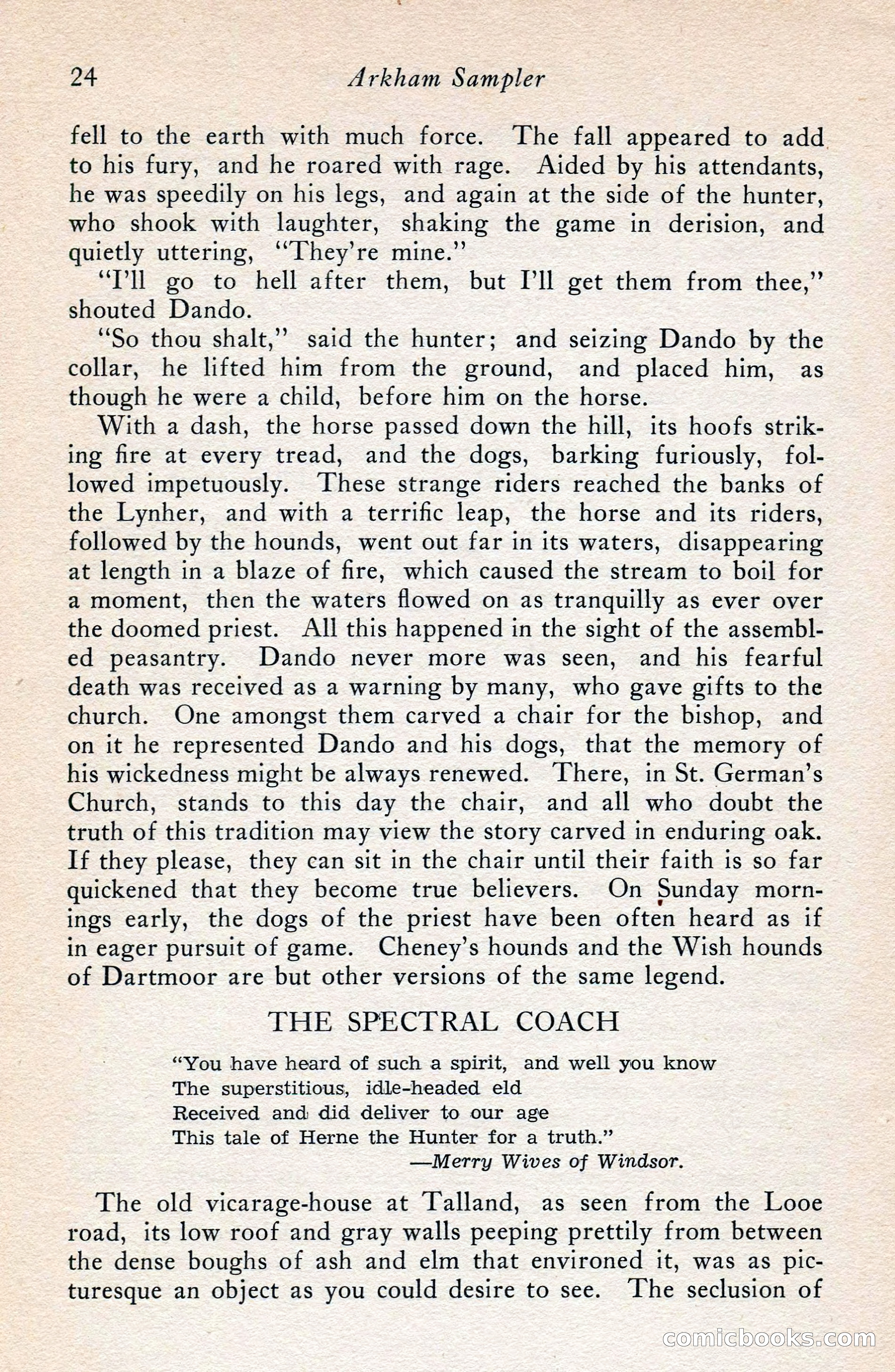 The Arkham Sampler, Spring 1948 — page 26 of 104