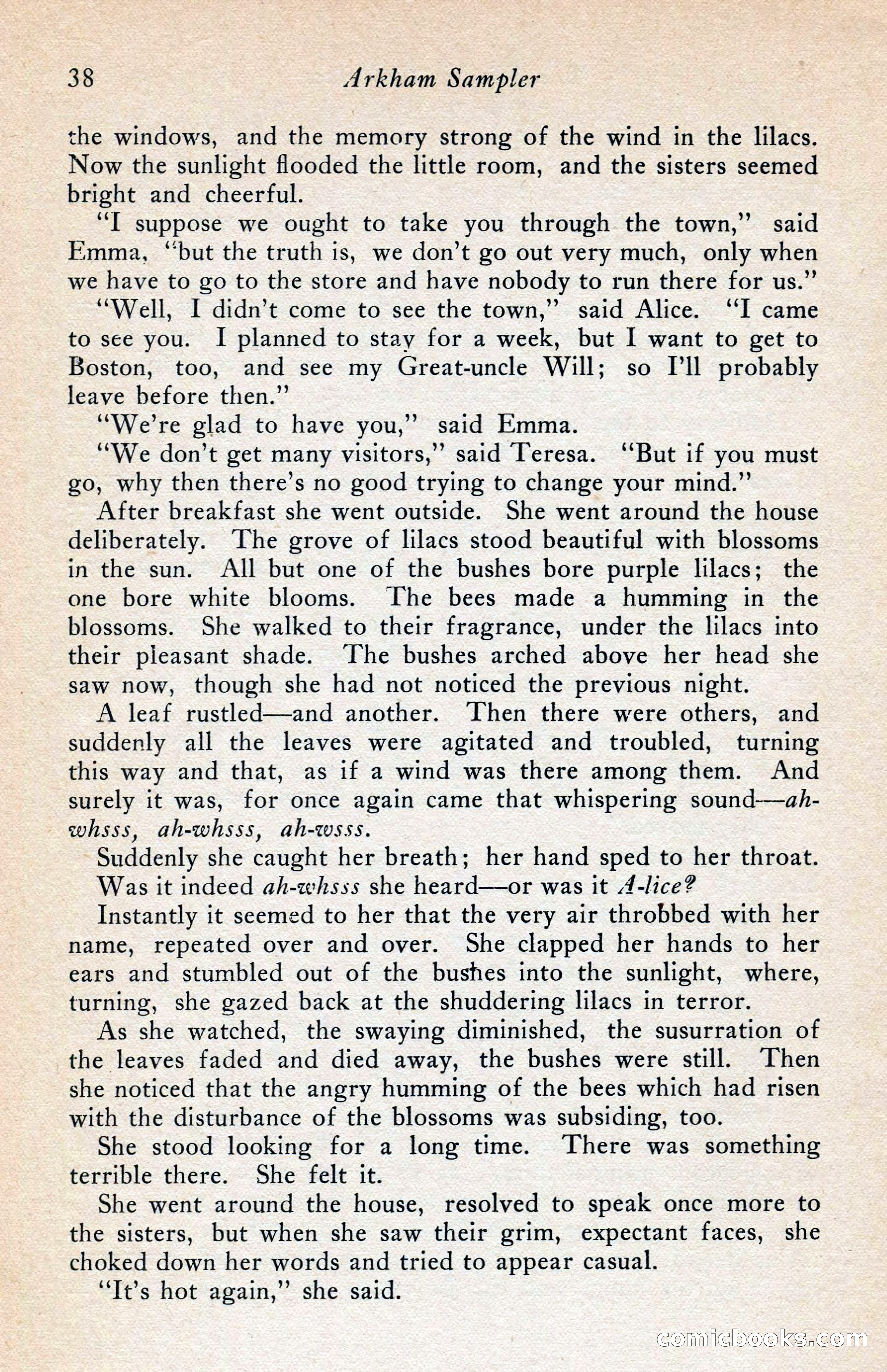 The Arkham Sampler, Spring 1948 — page 40 of 104