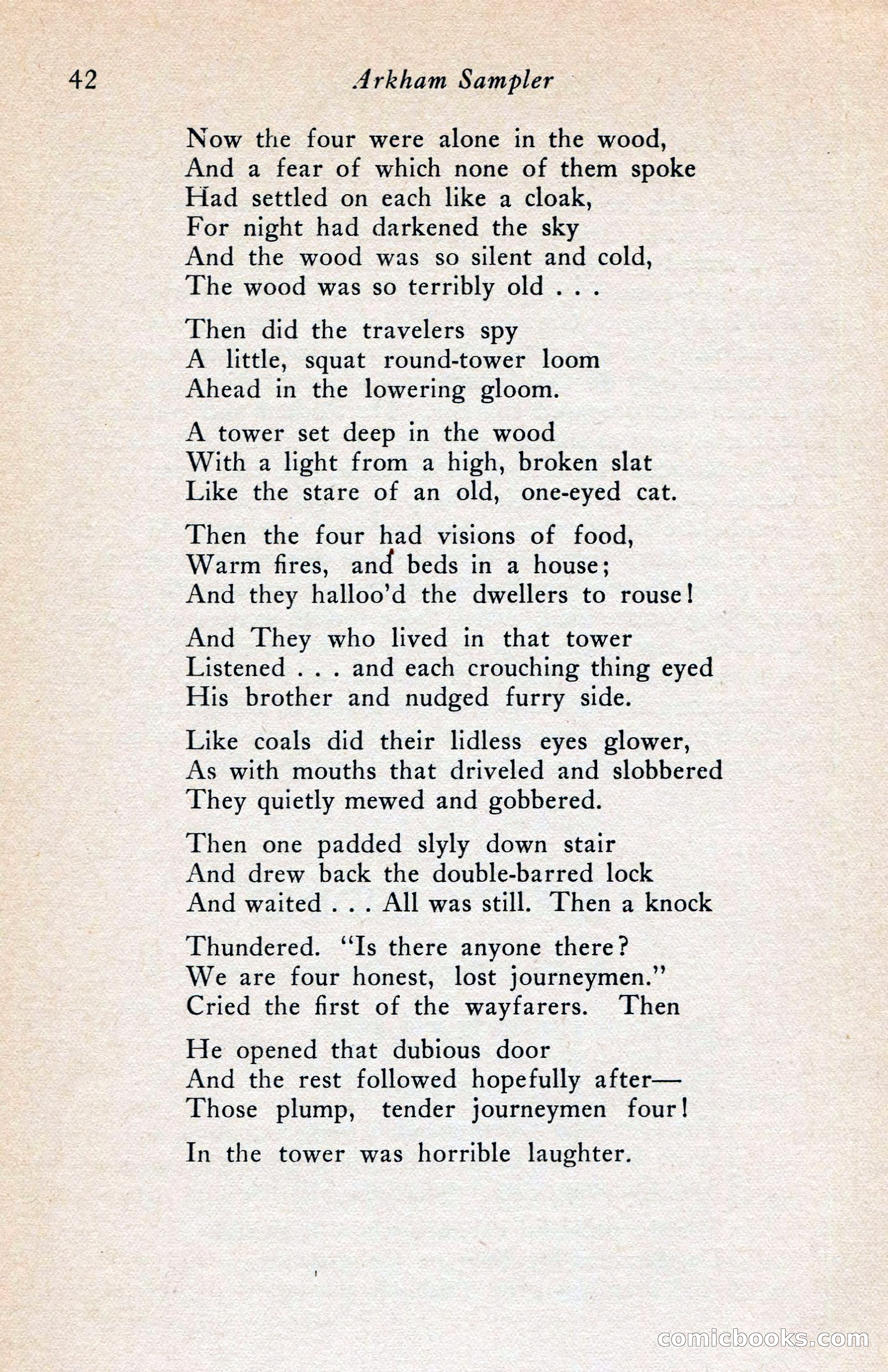 The Arkham Sampler, Spring 1948 — page 44 of 104