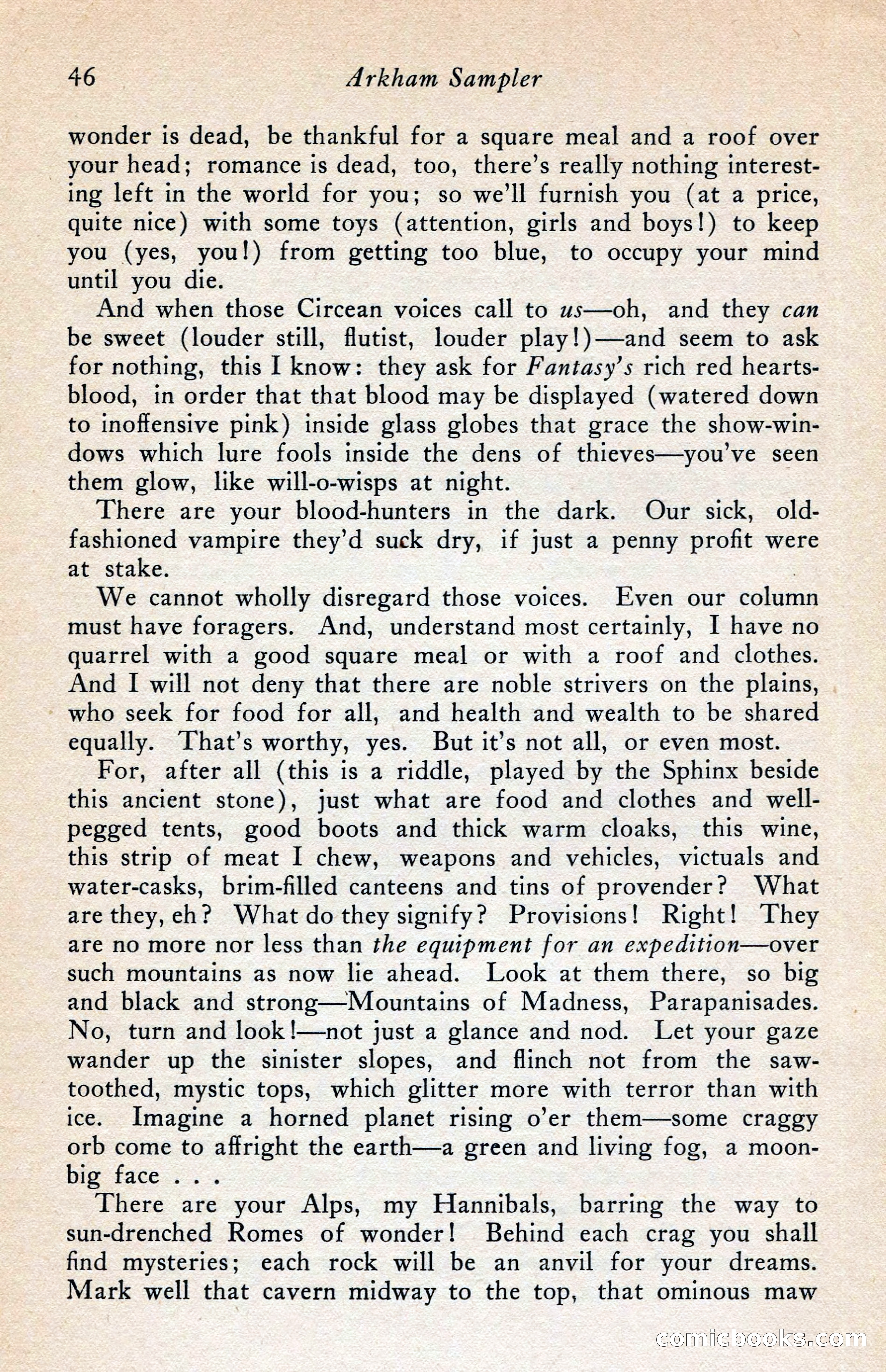 The Arkham Sampler, Spring 1948 — page 48 of 104