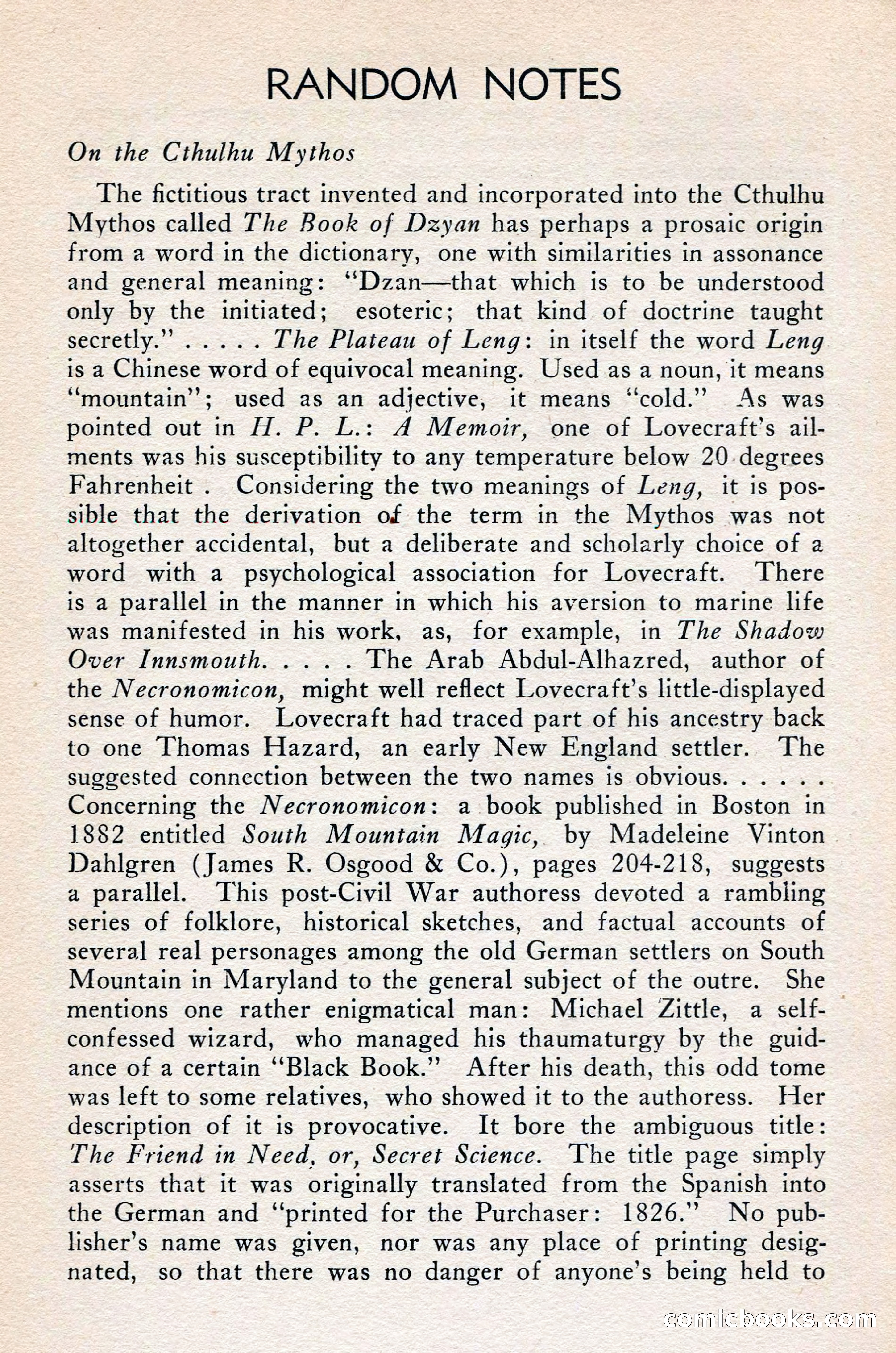 The Arkham Sampler, Spring 1948 — page 50 of 104