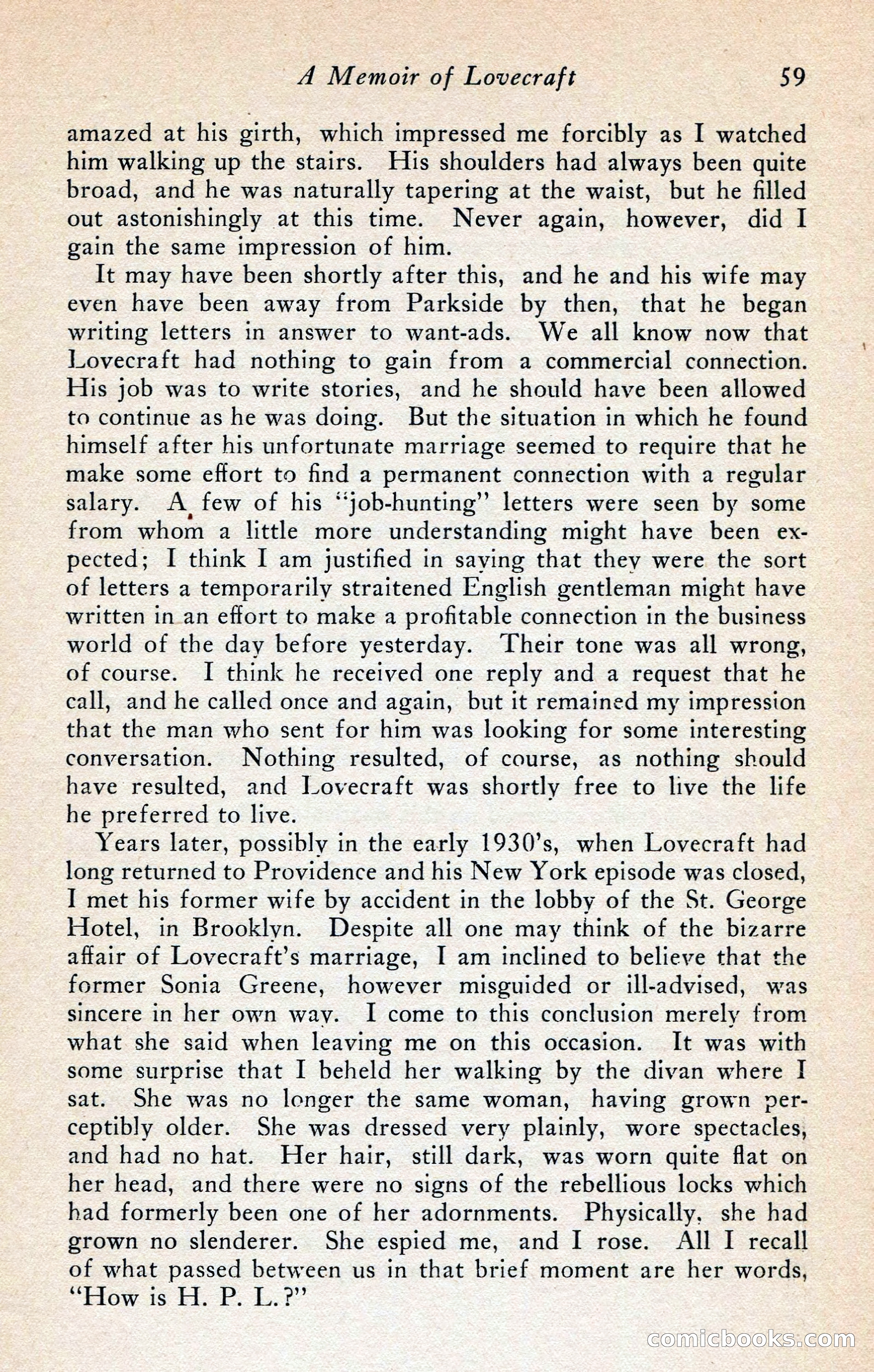 The Arkham Sampler, Spring 1948 — page 61 of 104
