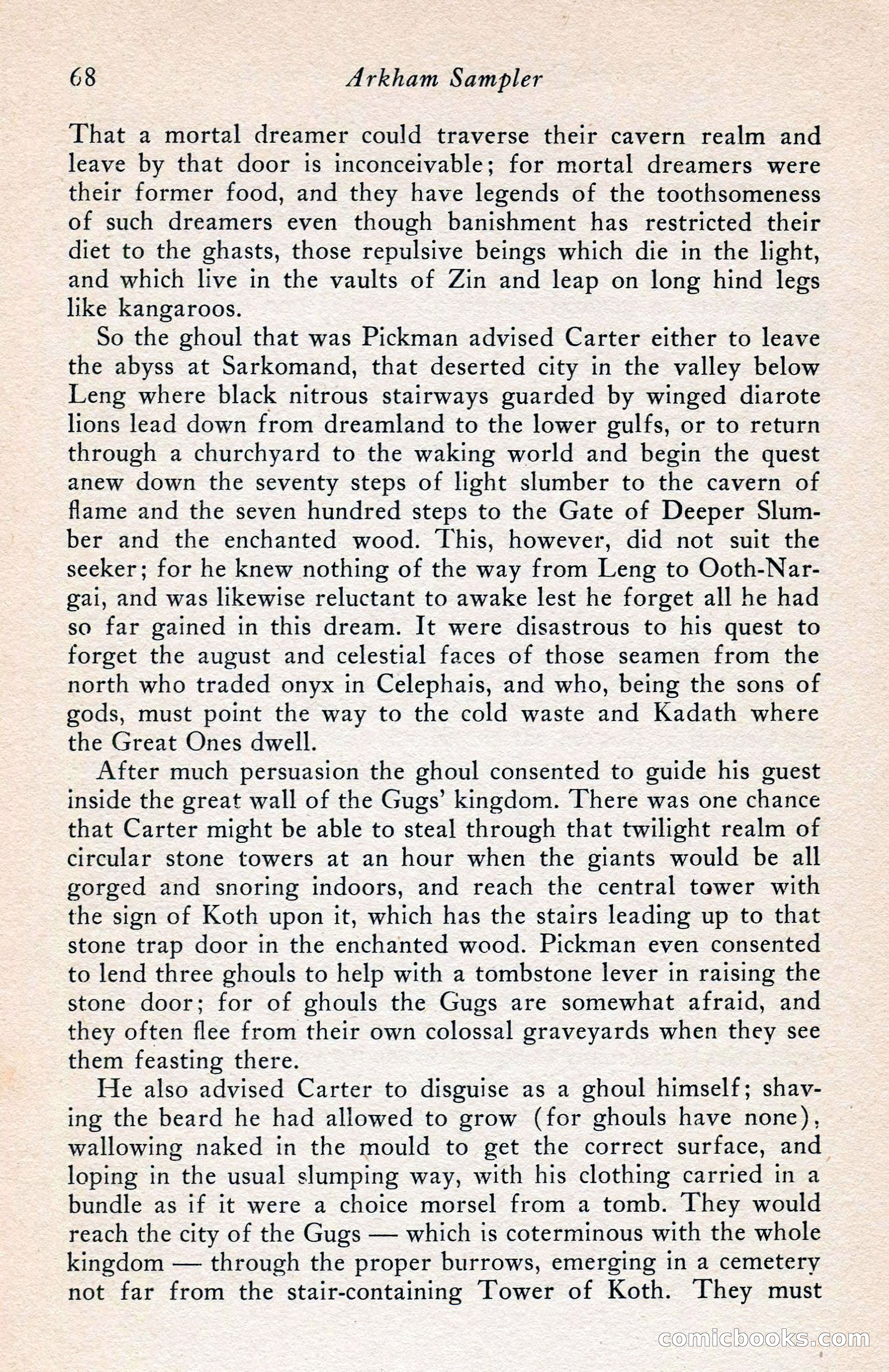 The Arkham Sampler, Spring 1948 — page 70 of 104