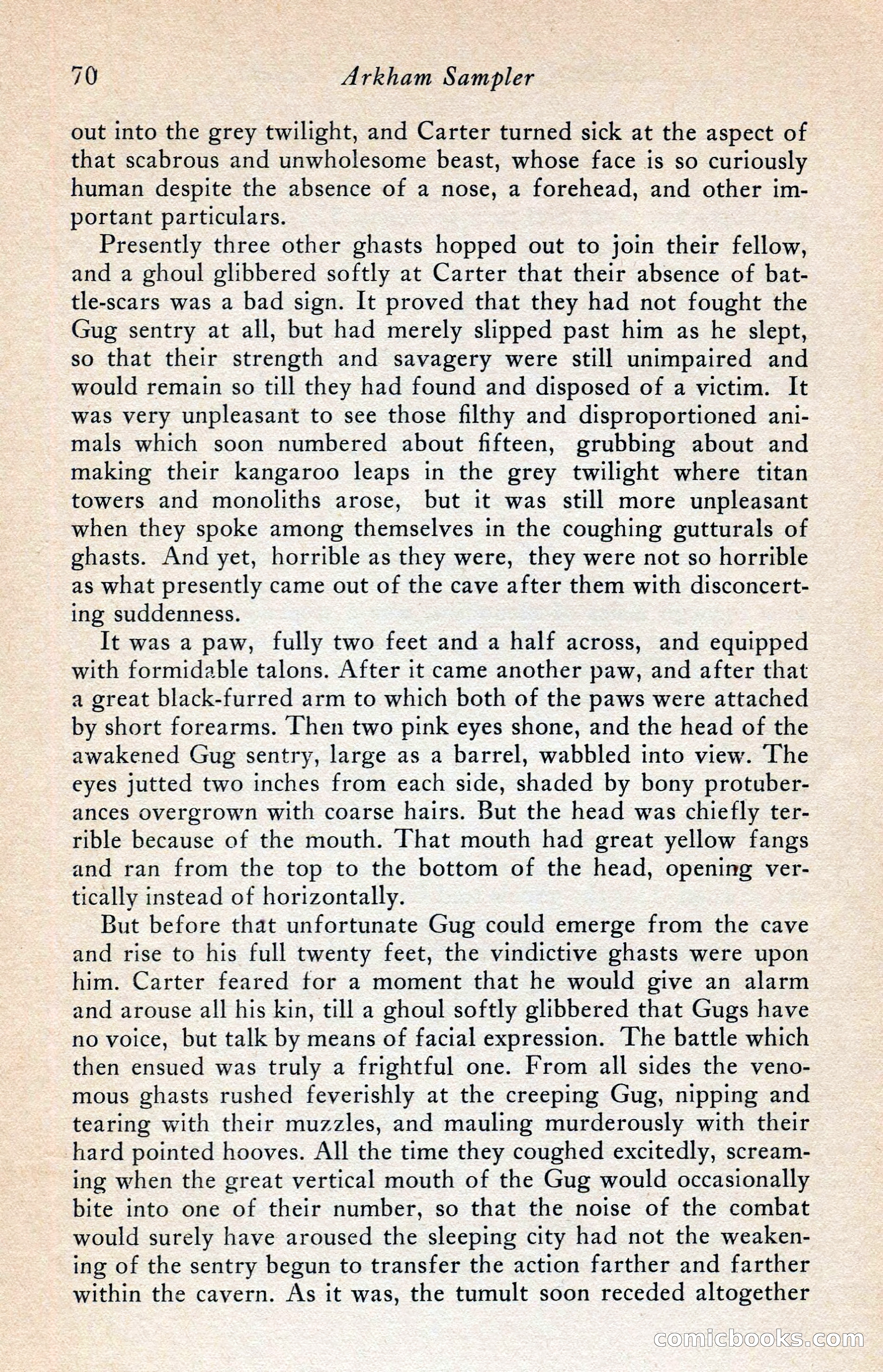 The Arkham Sampler, Spring 1948 — page 72 of 104