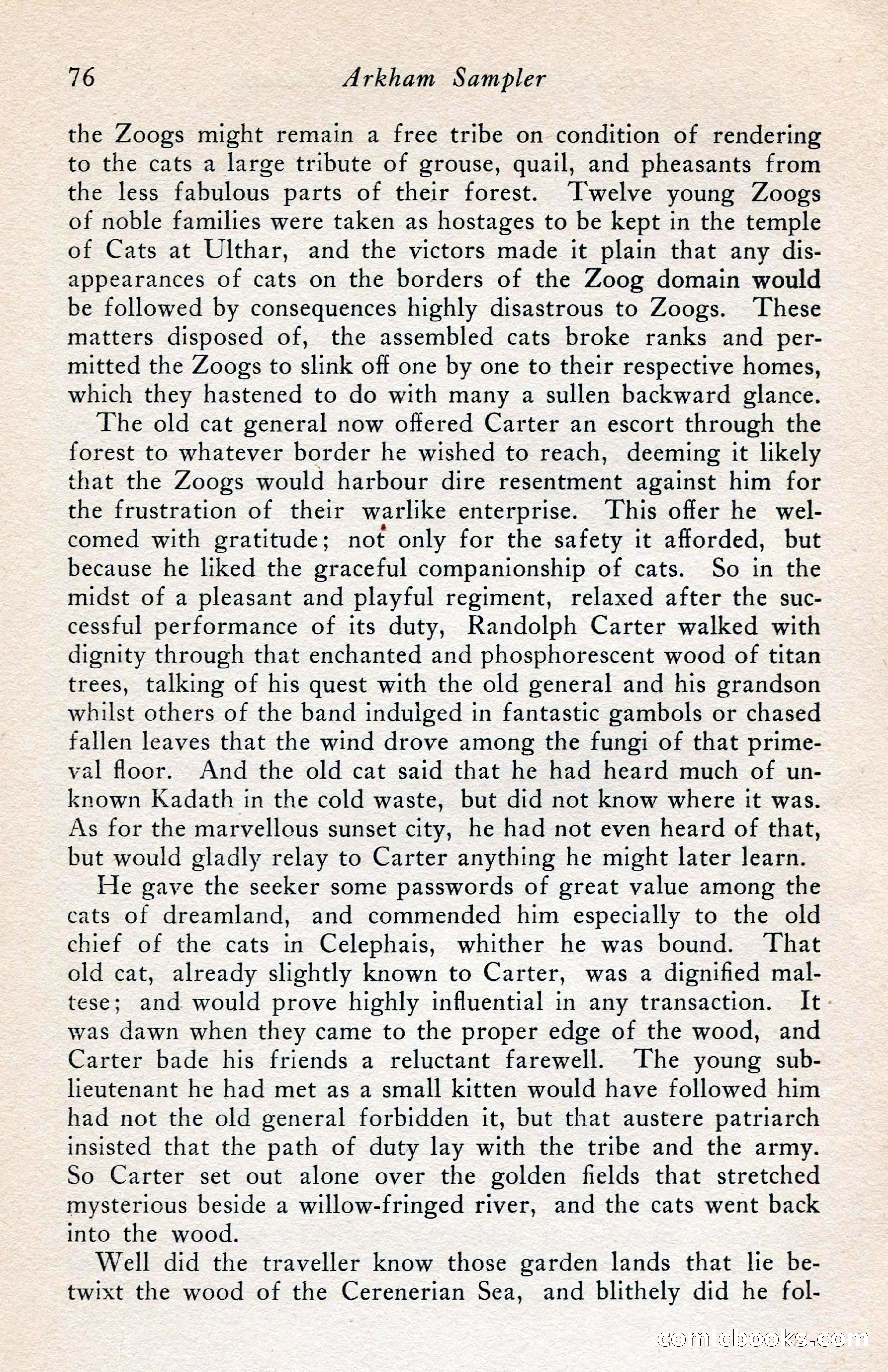 The Arkham Sampler, Spring 1948 — page 78 of 104