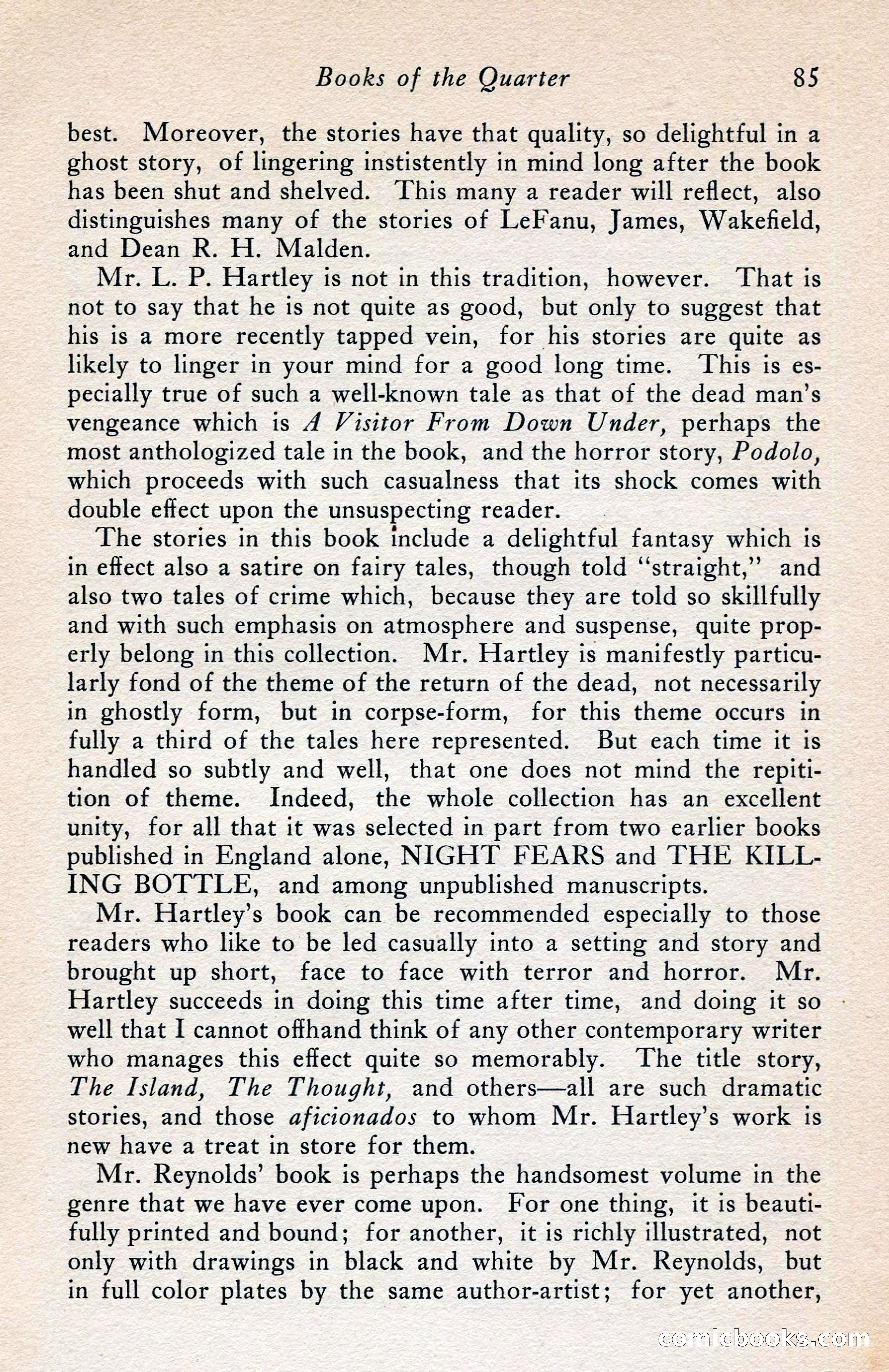 The Arkham Sampler, Spring 1948 — page 87 of 104