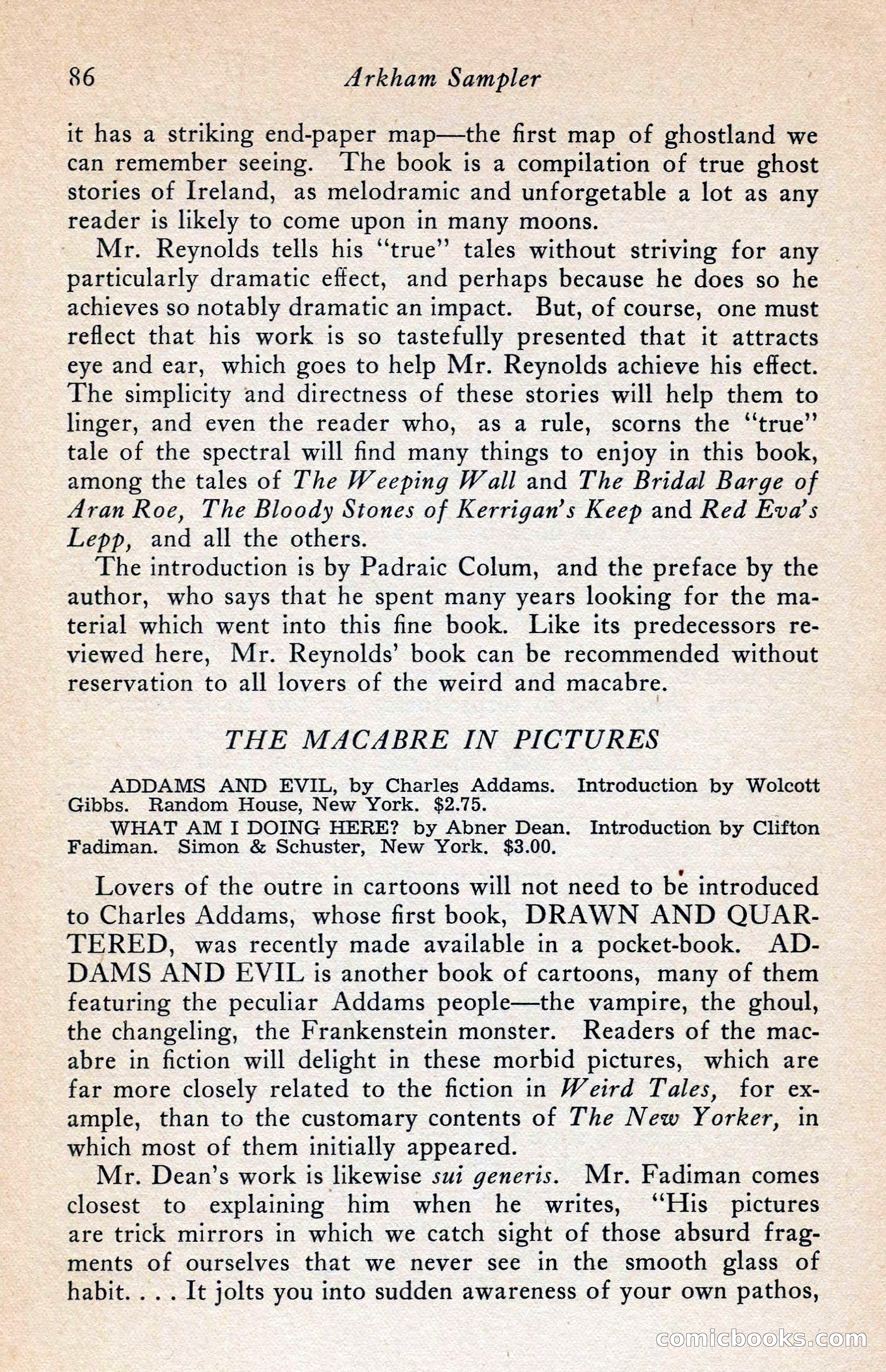 The Arkham Sampler, Spring 1948 — page 88 of 104
