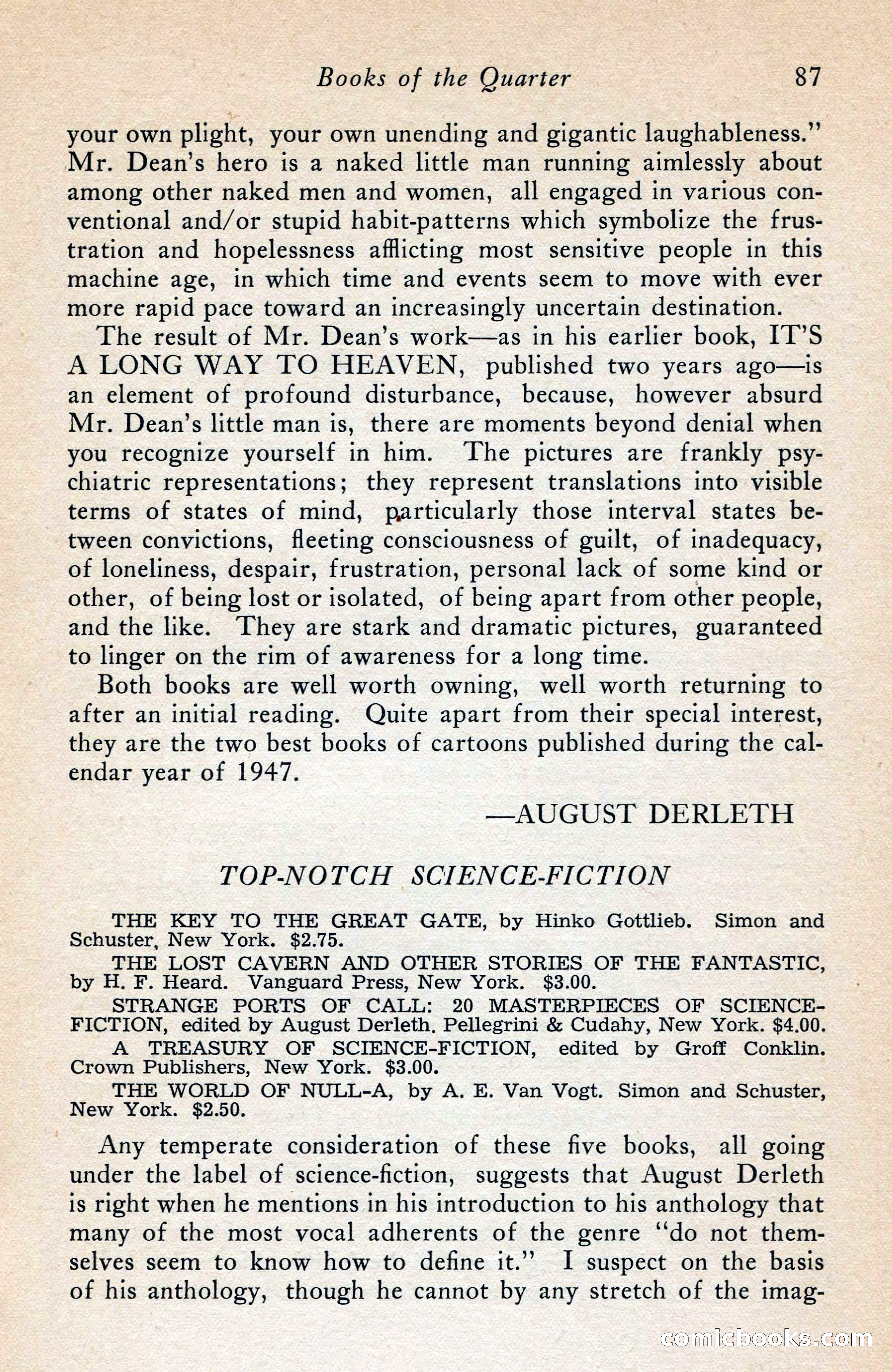 The Arkham Sampler, Spring 1948 — page 89 of 104
