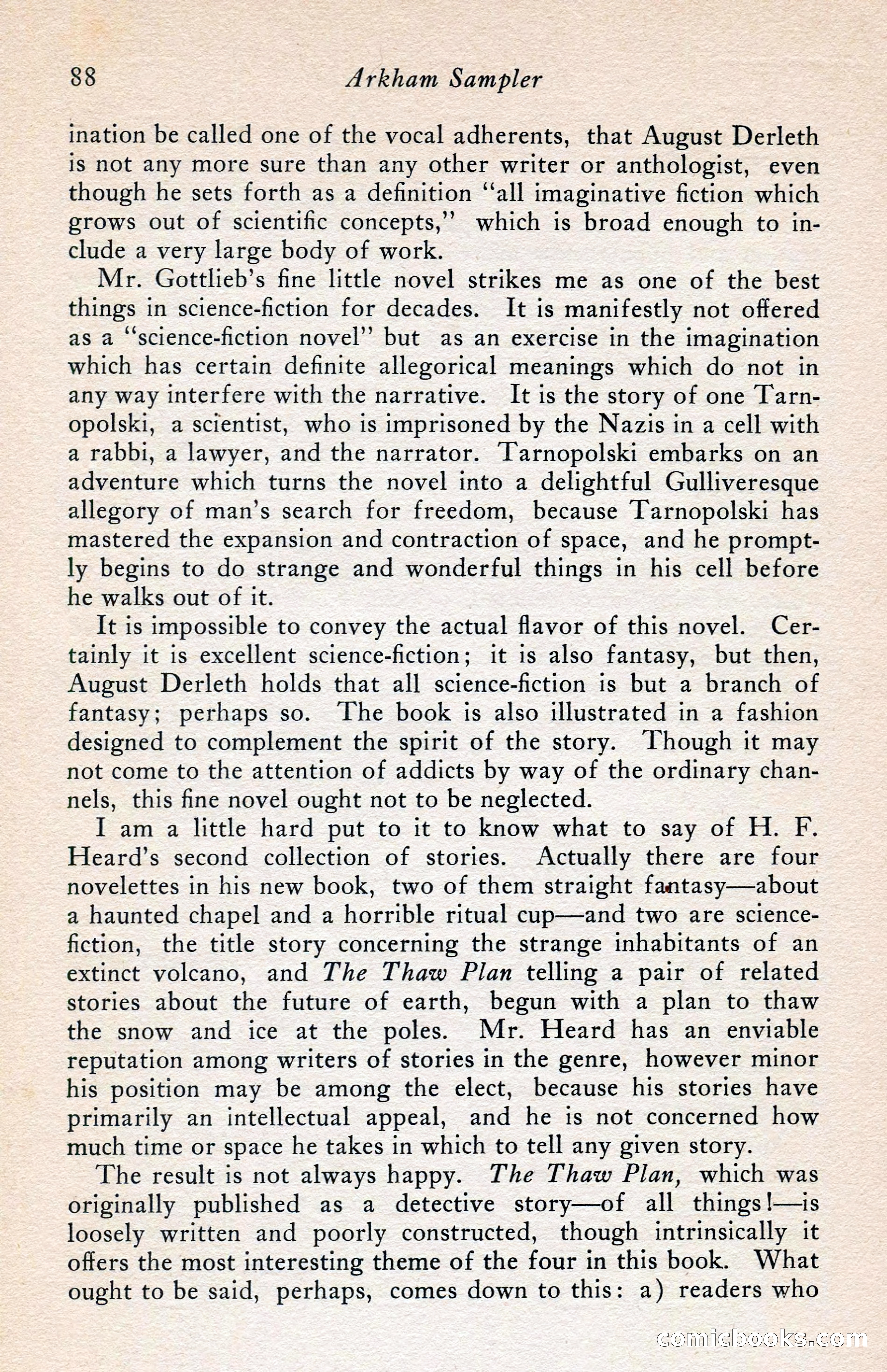 The Arkham Sampler, Spring 1948 — page 90 of 104
