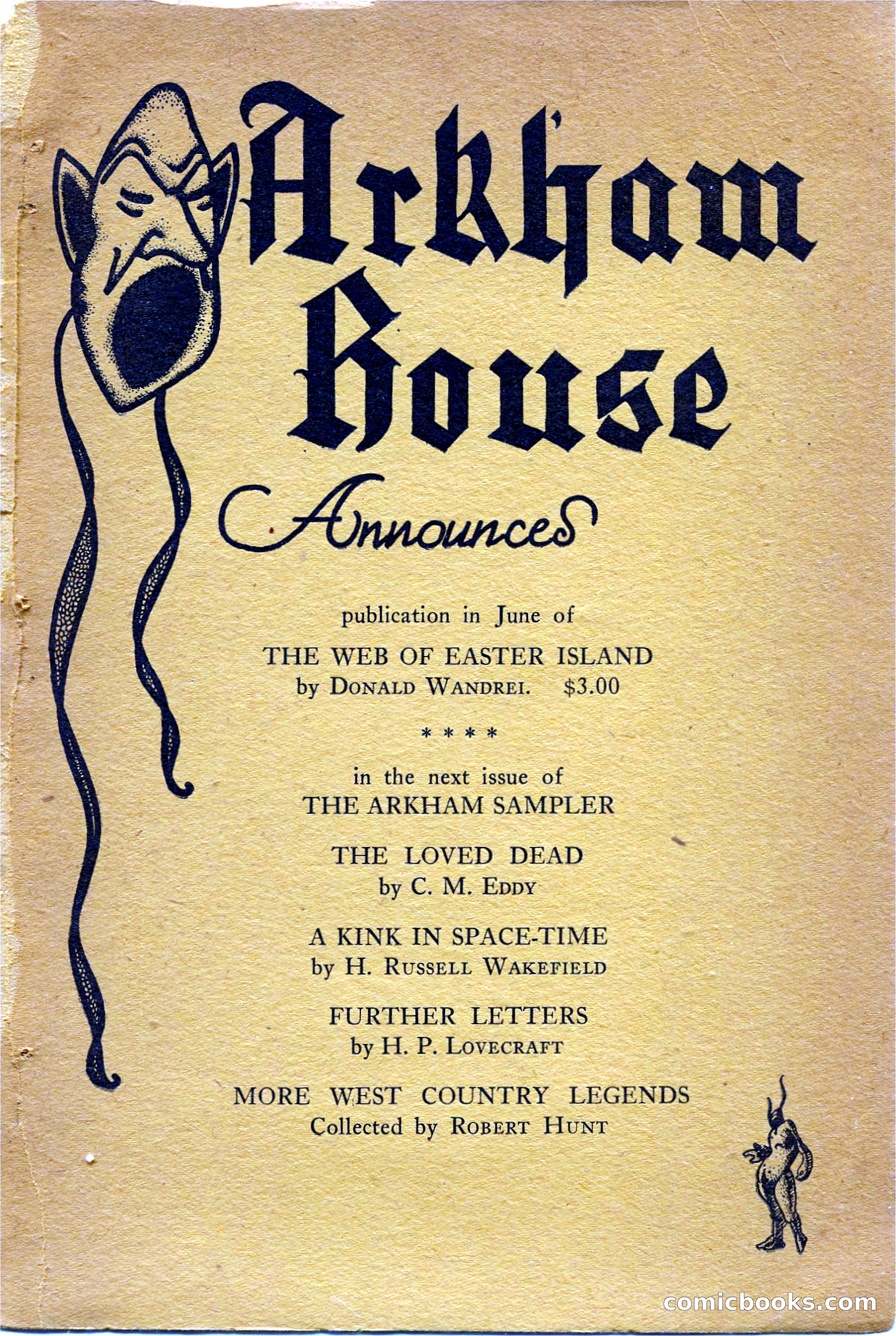 The Arkham Sampler, Spring 1948 — page 103 of 104