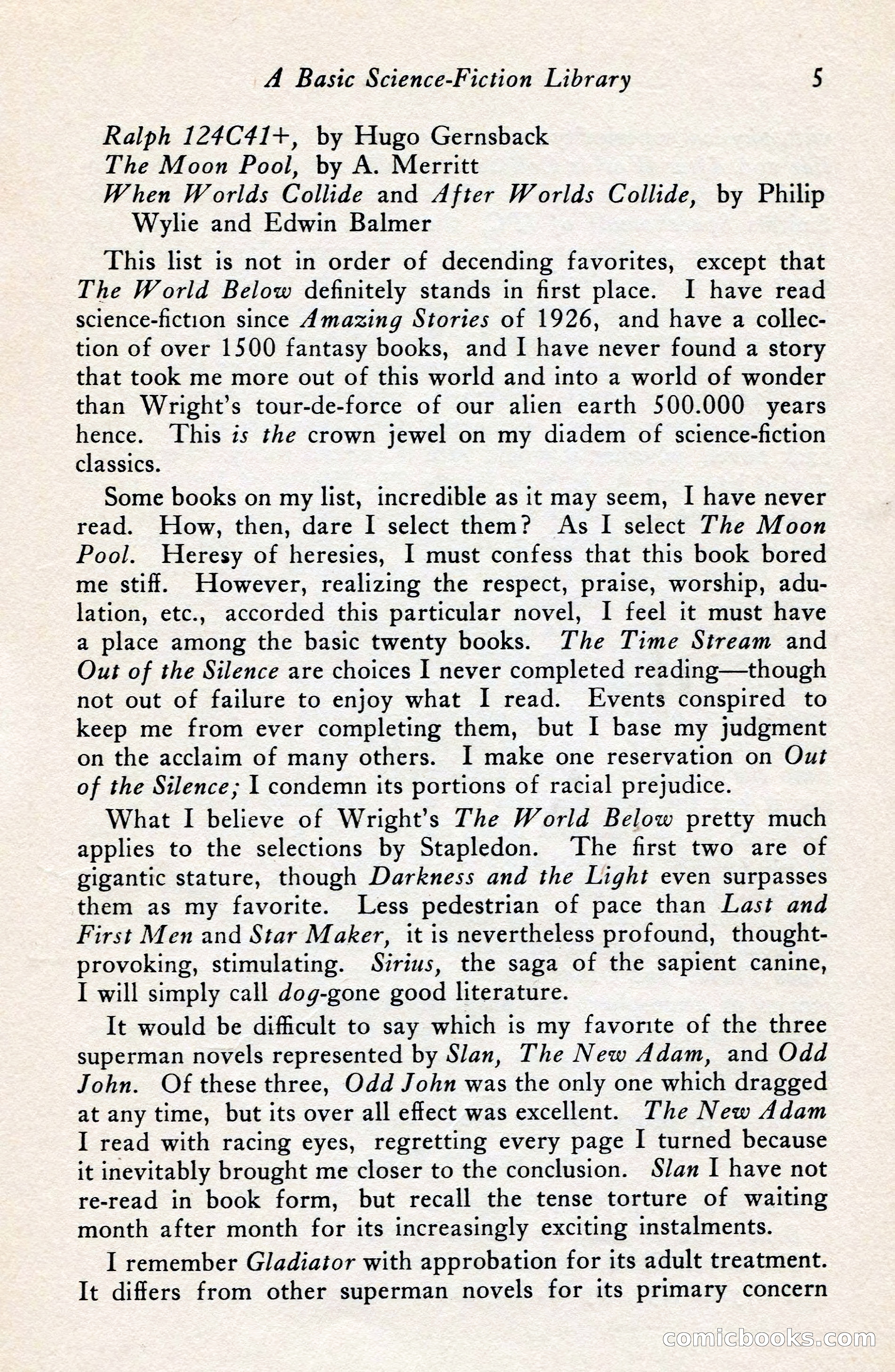 The Arkham Sampler, Winter 1949 — page 7 of 104