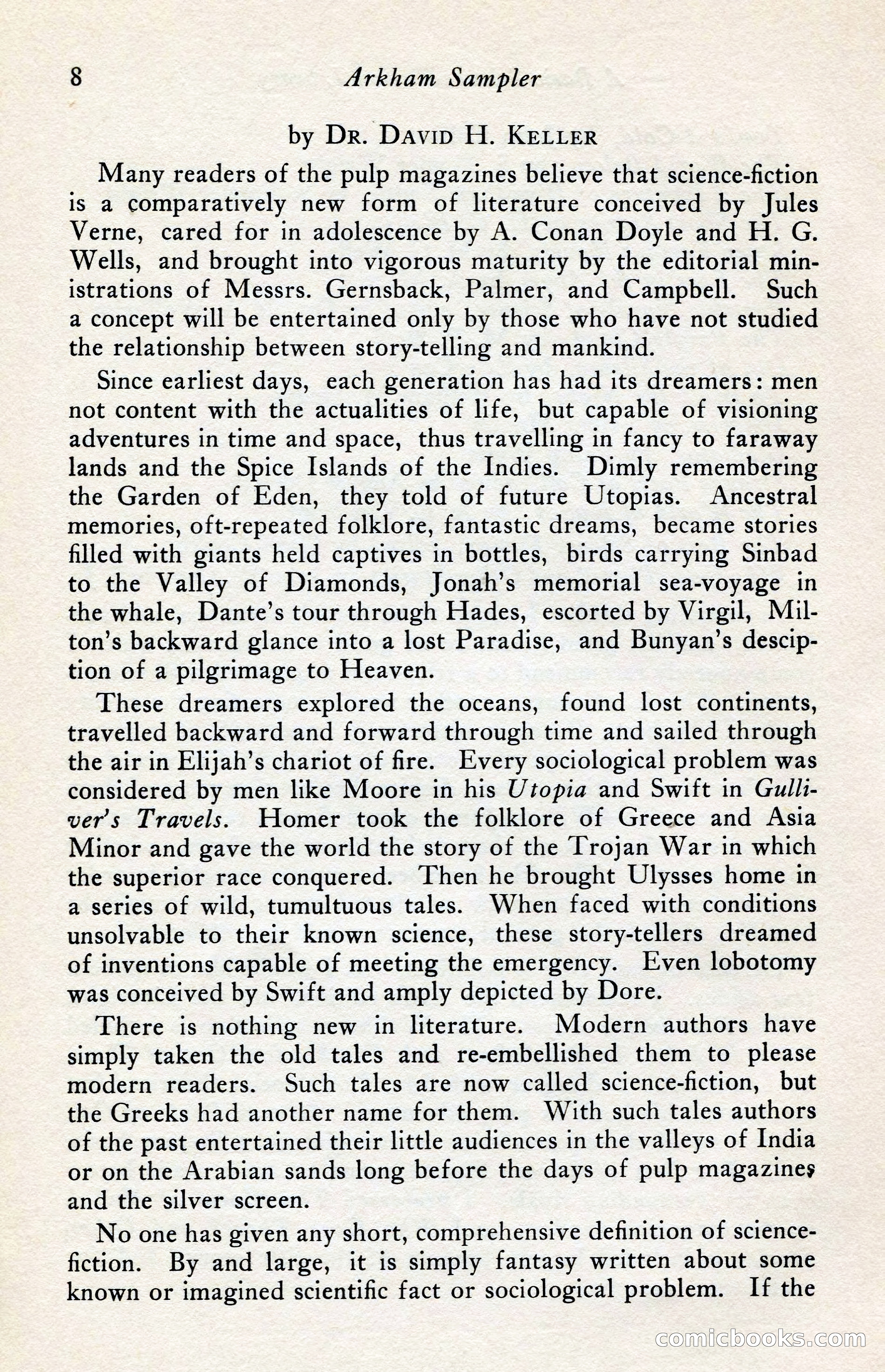 The Arkham Sampler, Winter 1949 — page 10 of 104