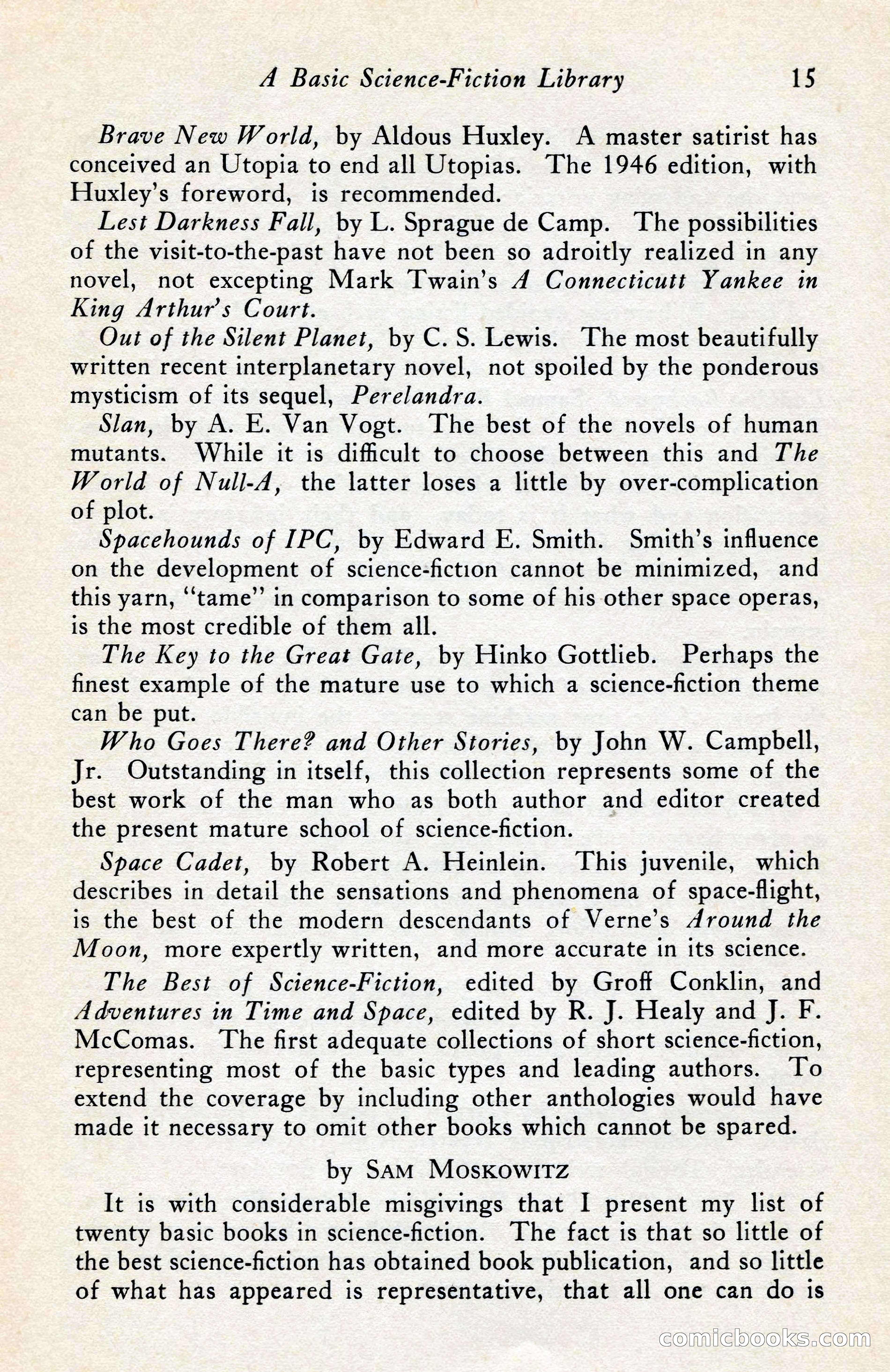 The Arkham Sampler, Winter 1949 — page 17 of 104