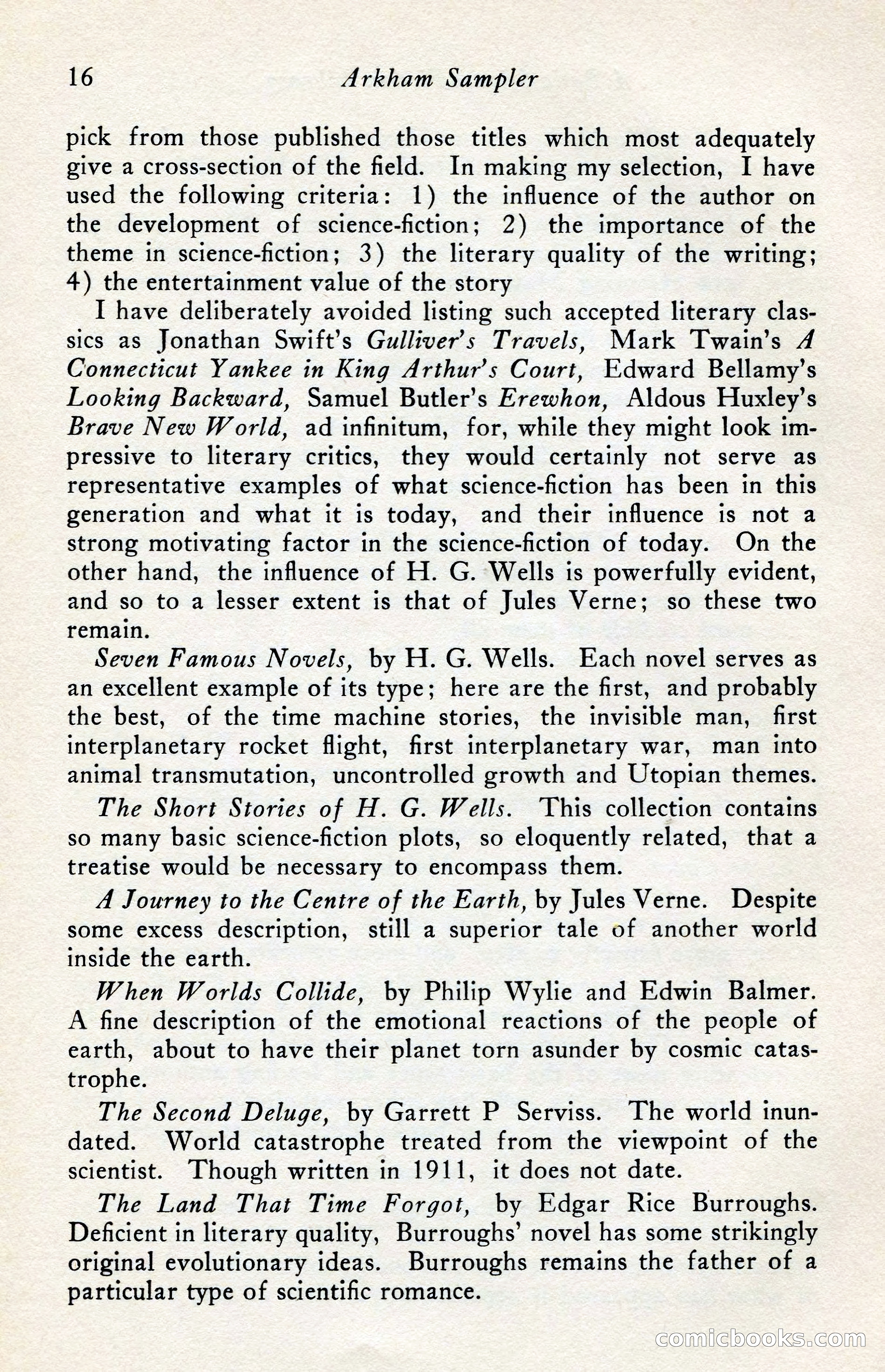 The Arkham Sampler, Winter 1949 — page 18 of 104
