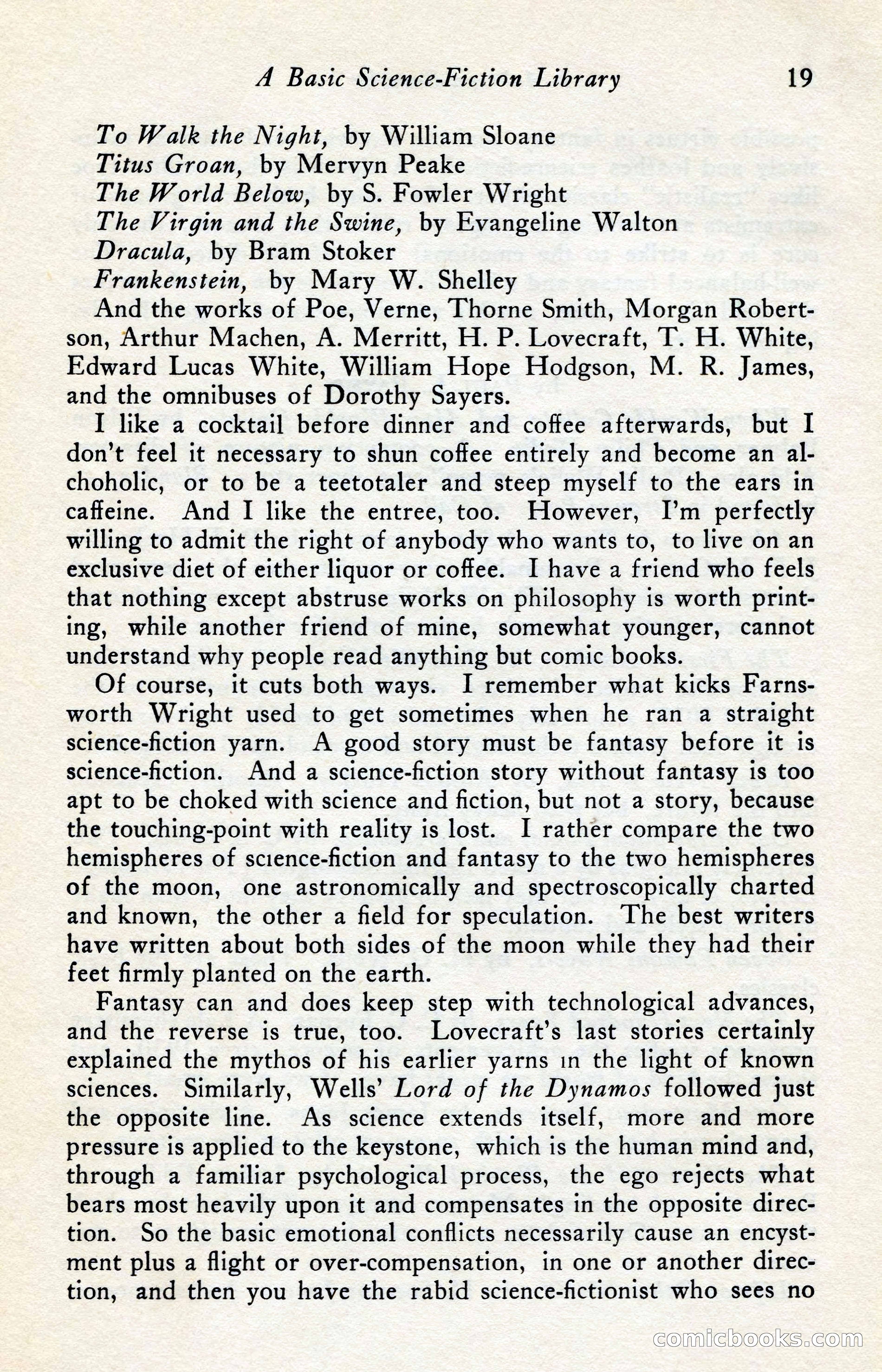 The Arkham Sampler, Winter 1949 — page 21 of 104
