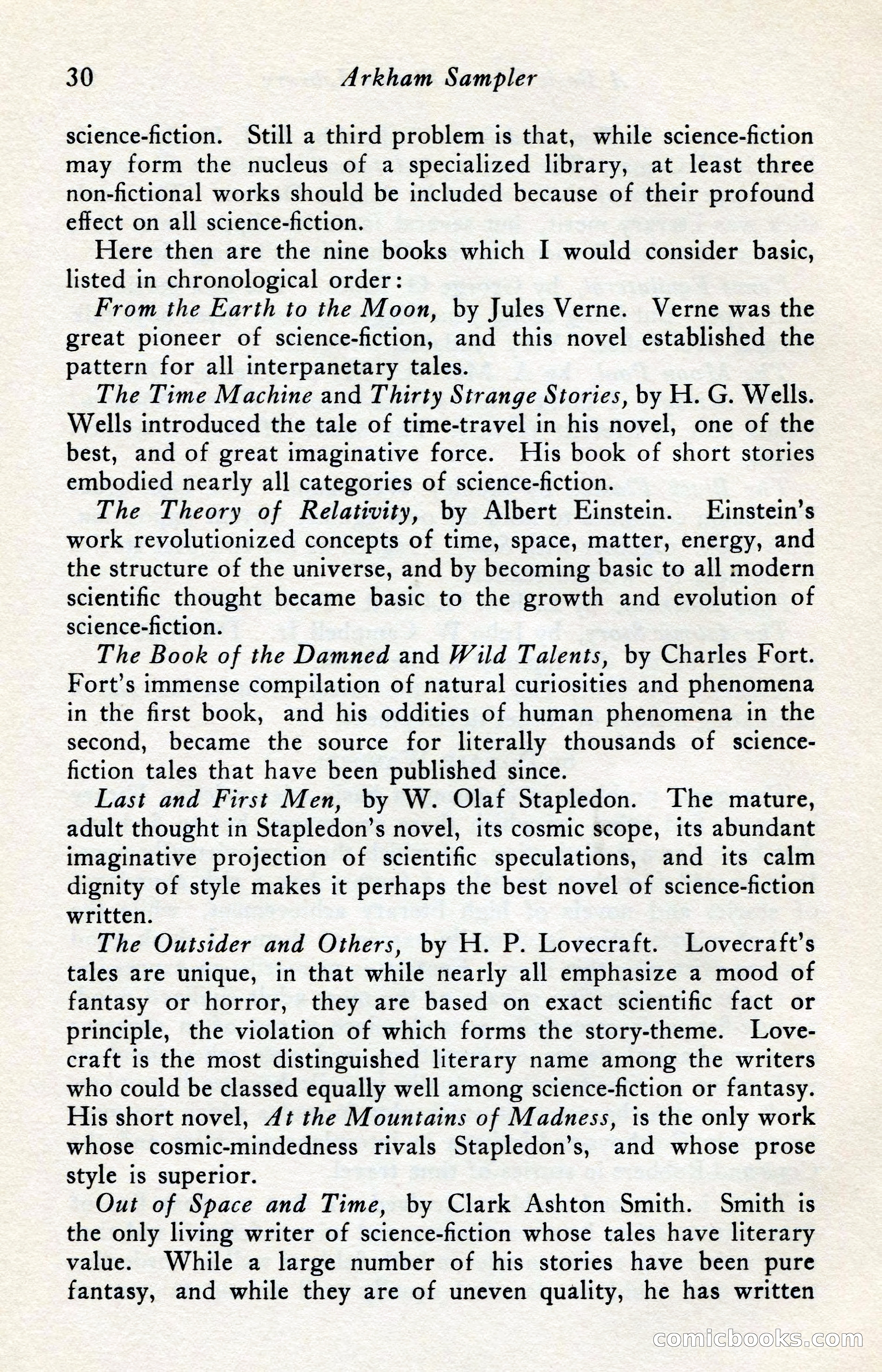 The Arkham Sampler, Winter 1949 — page 32 of 104