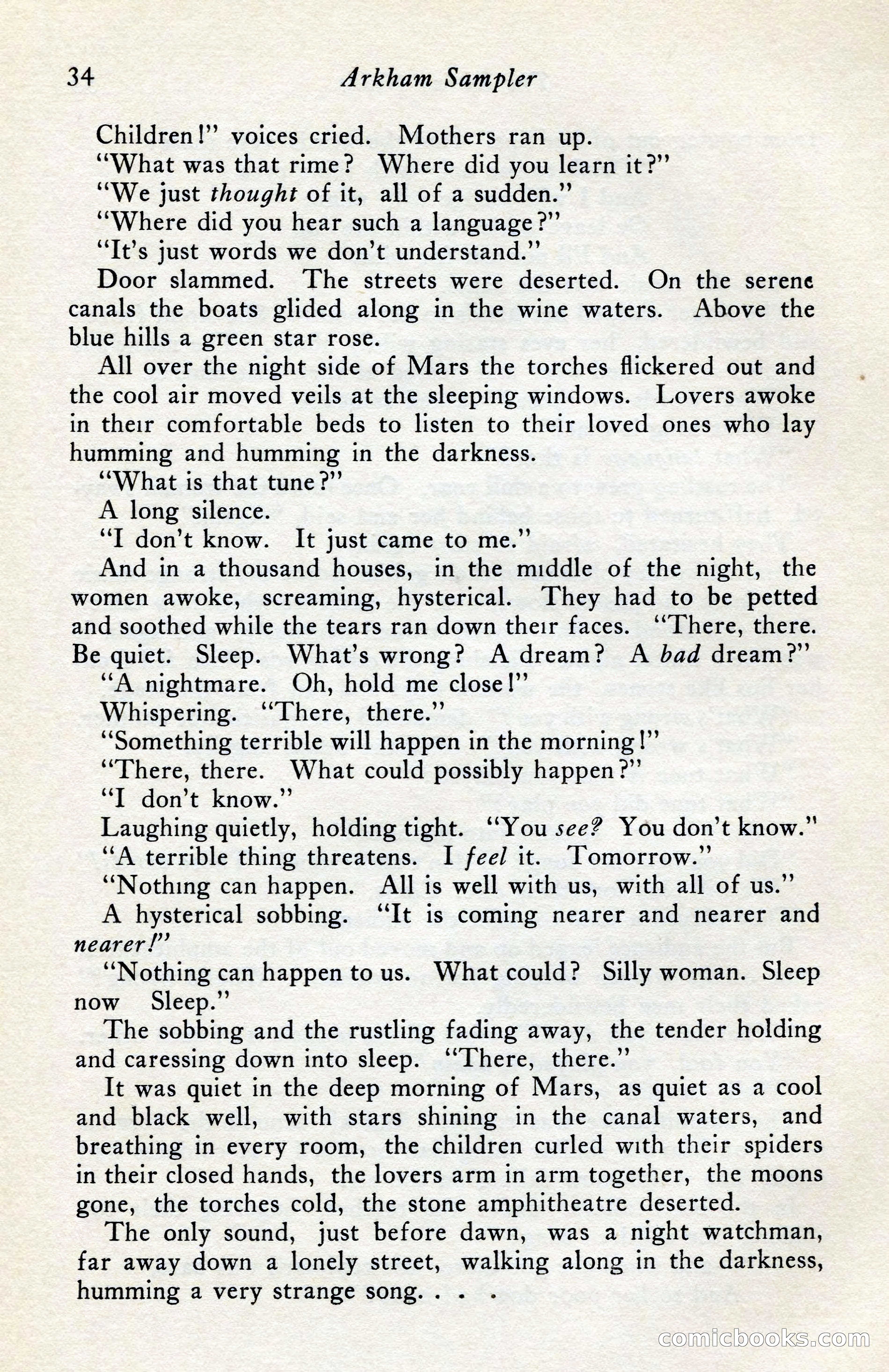 The Arkham Sampler, Winter 1949 — page 36 of 104