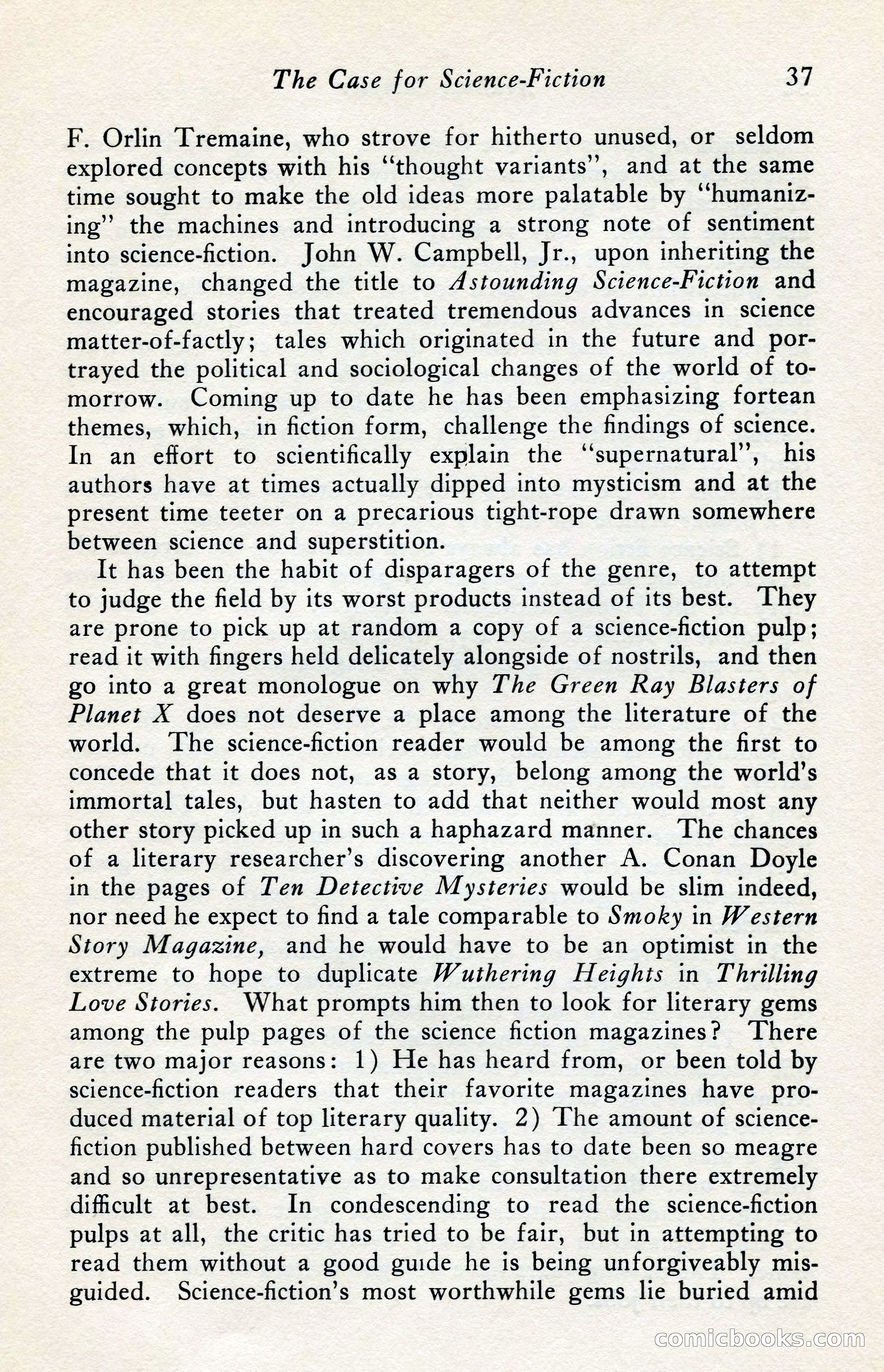 The Arkham Sampler, Winter 1949 — page 39 of 104
