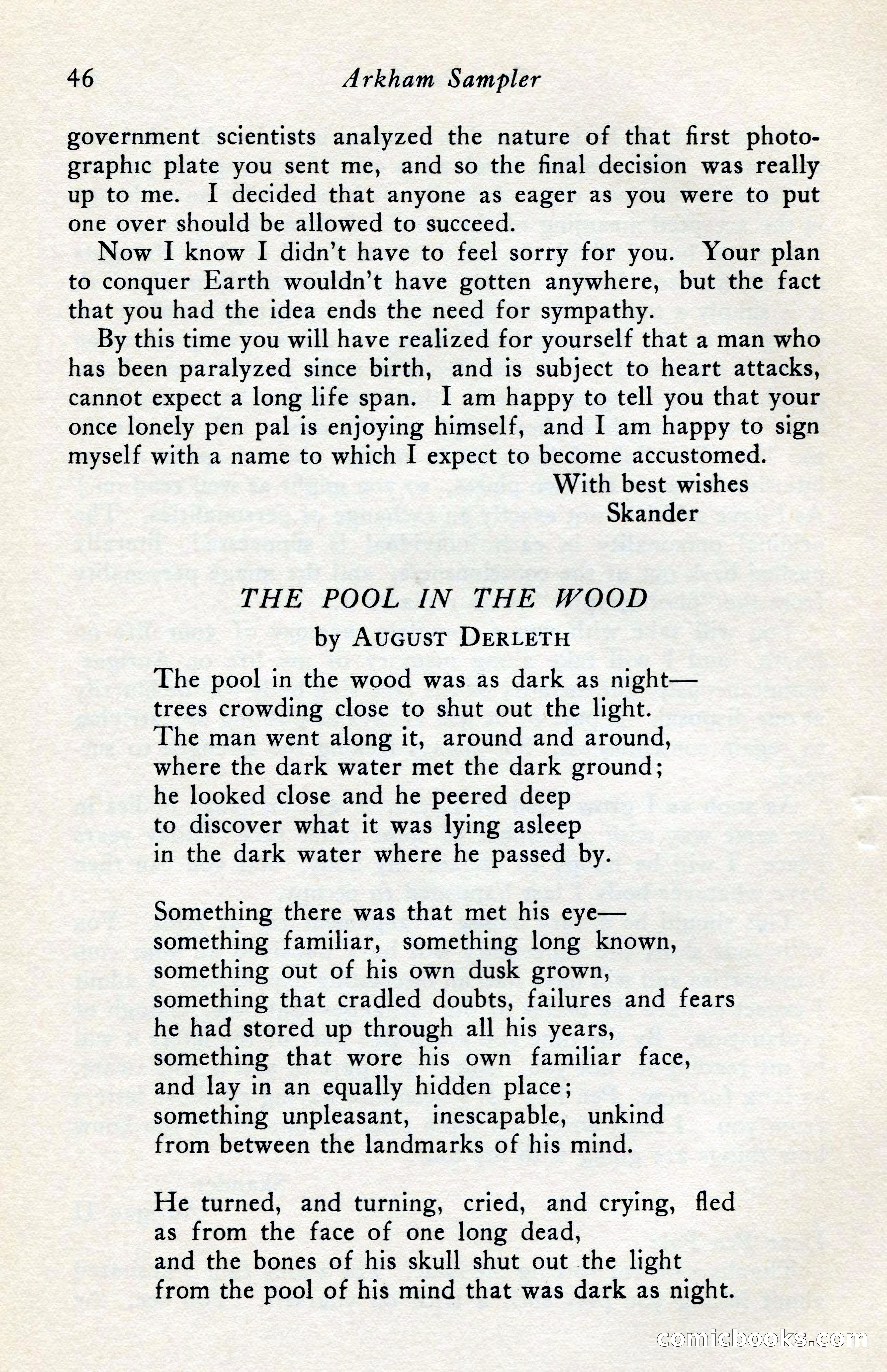 The Arkham Sampler, Winter 1949 — page 48 of 104