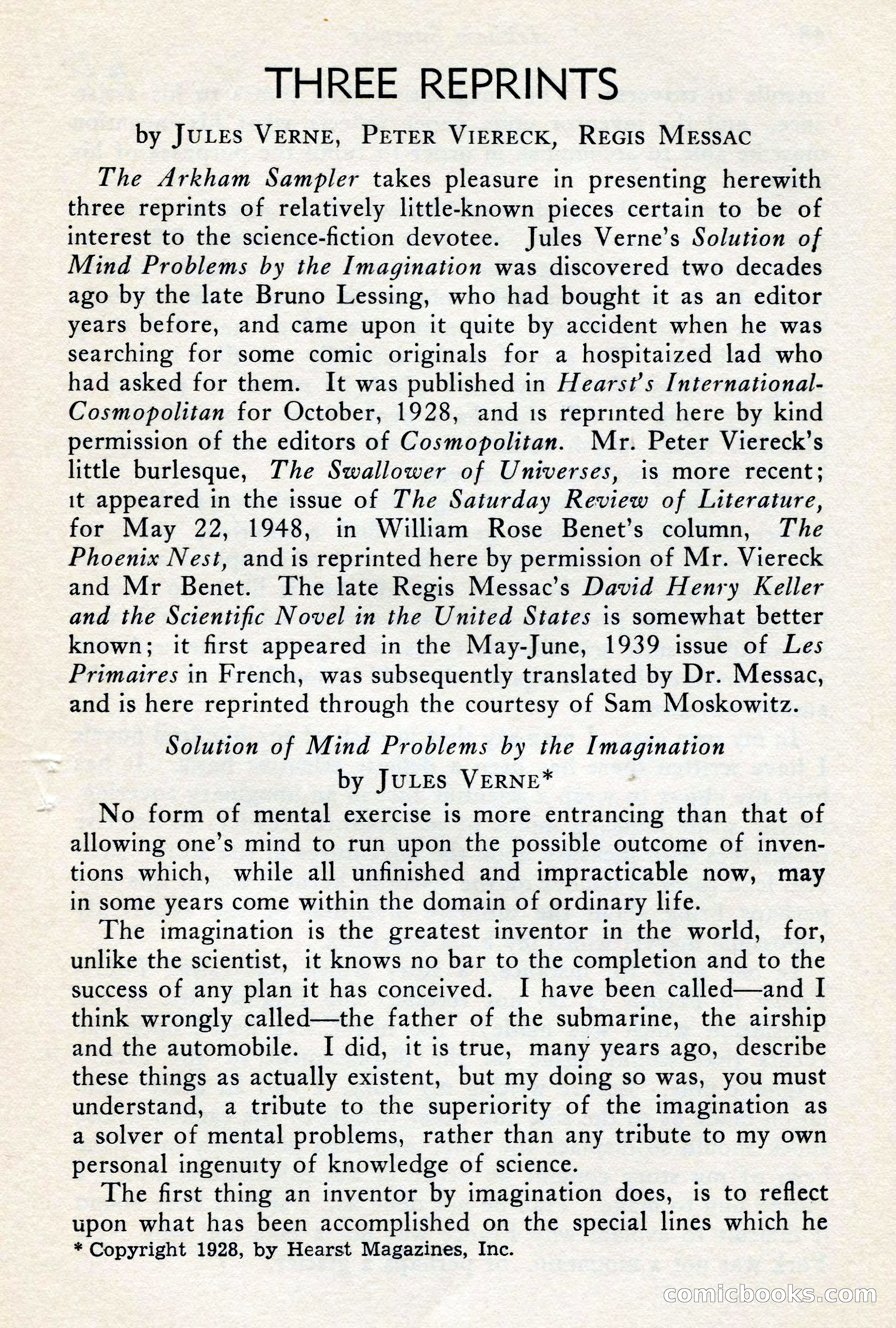 The Arkham Sampler, Winter 1949 — page 49 of 104