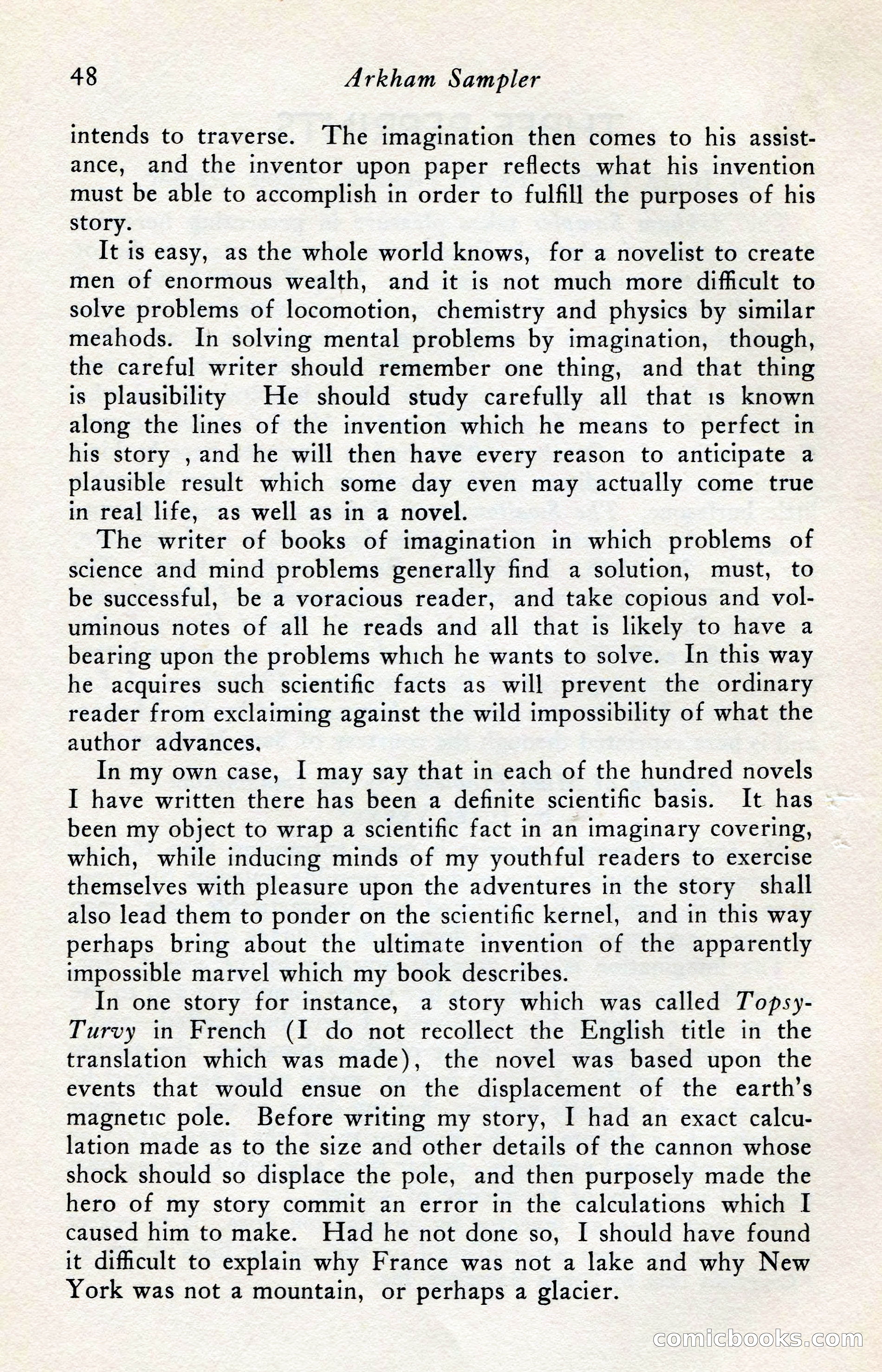 The Arkham Sampler, Winter 1949 — page 50 of 104