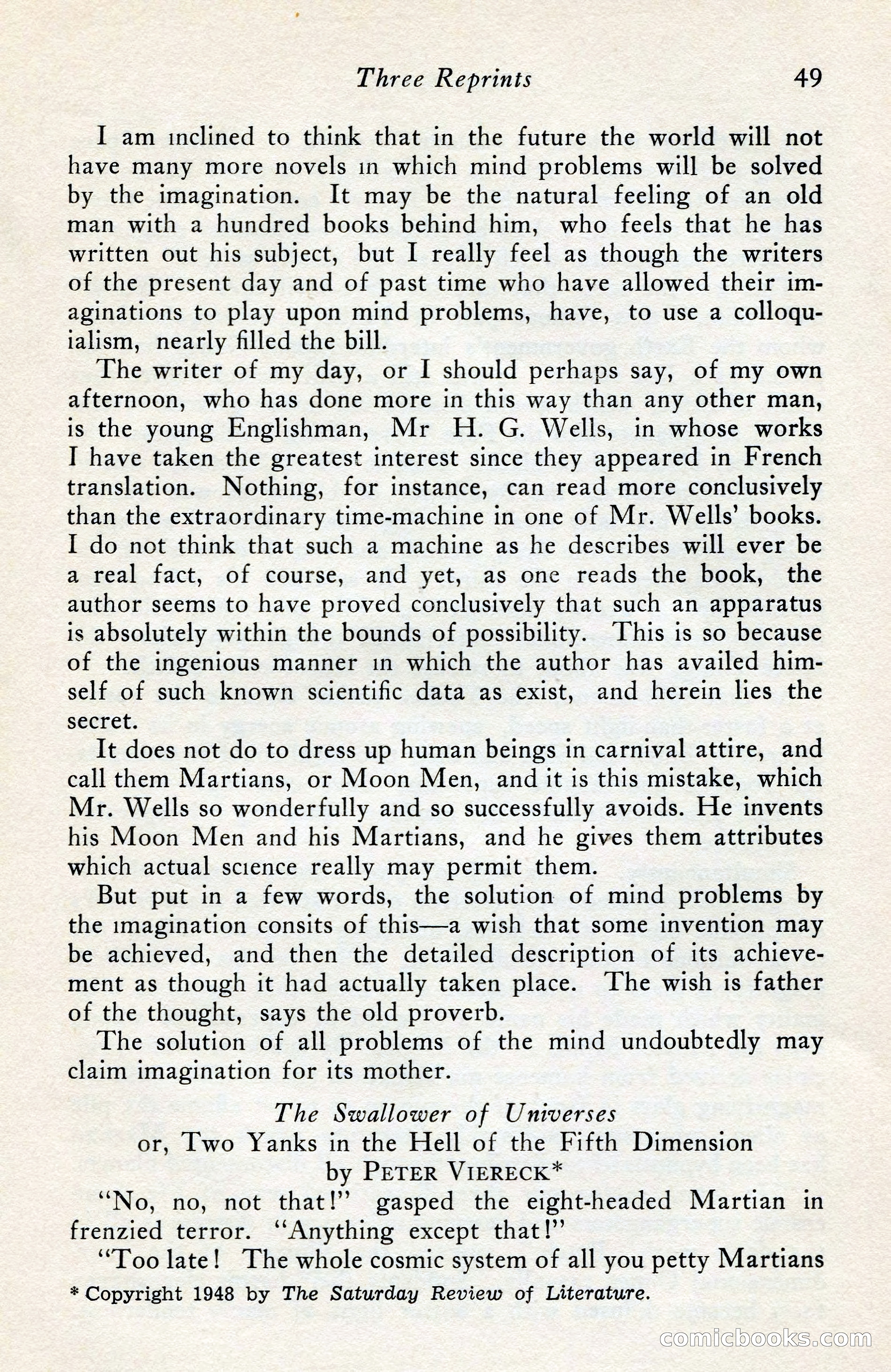 The Arkham Sampler, Winter 1949 — page 51 of 104