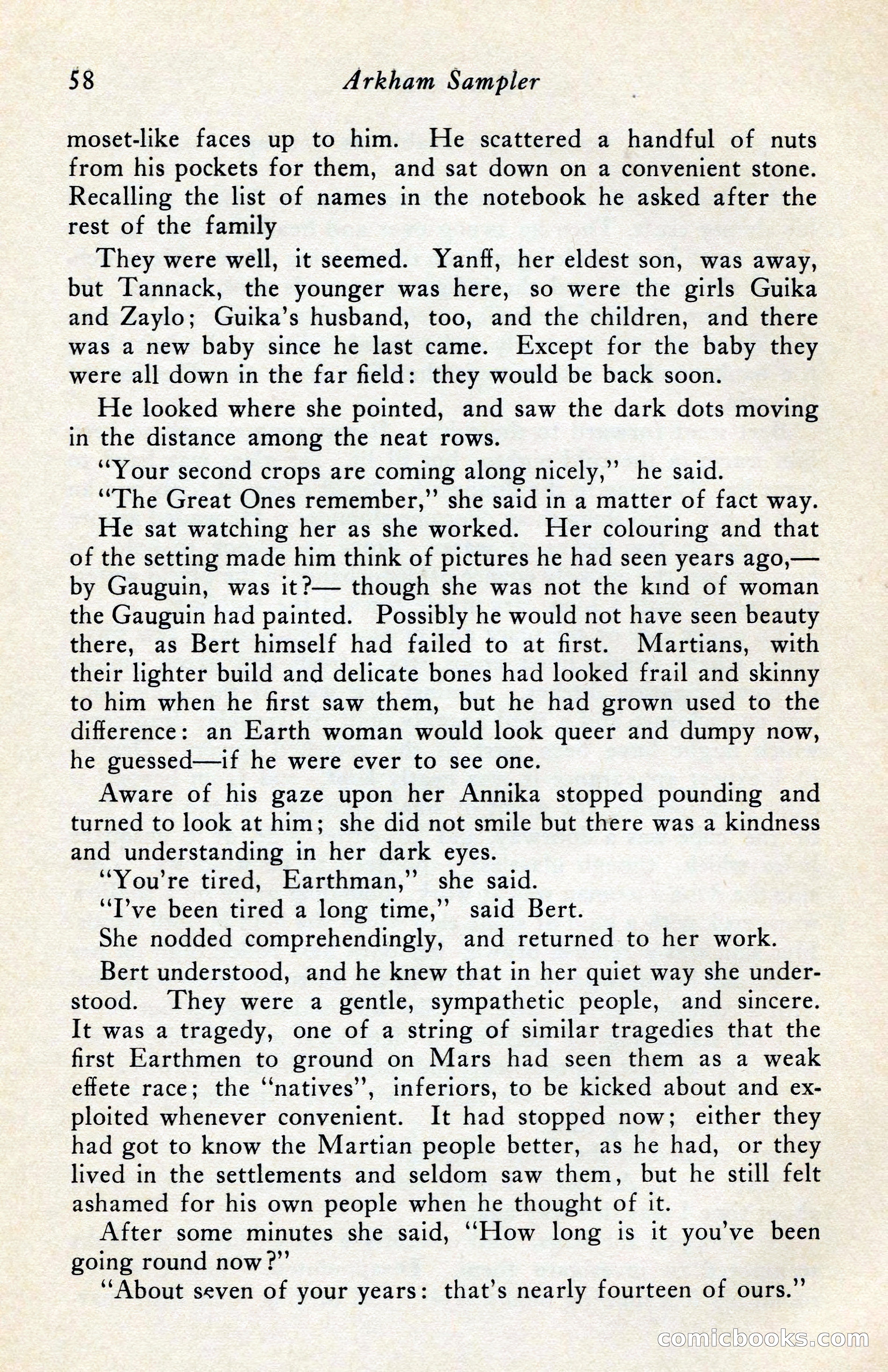 The Arkham Sampler, Winter 1949 — page 60 of 104