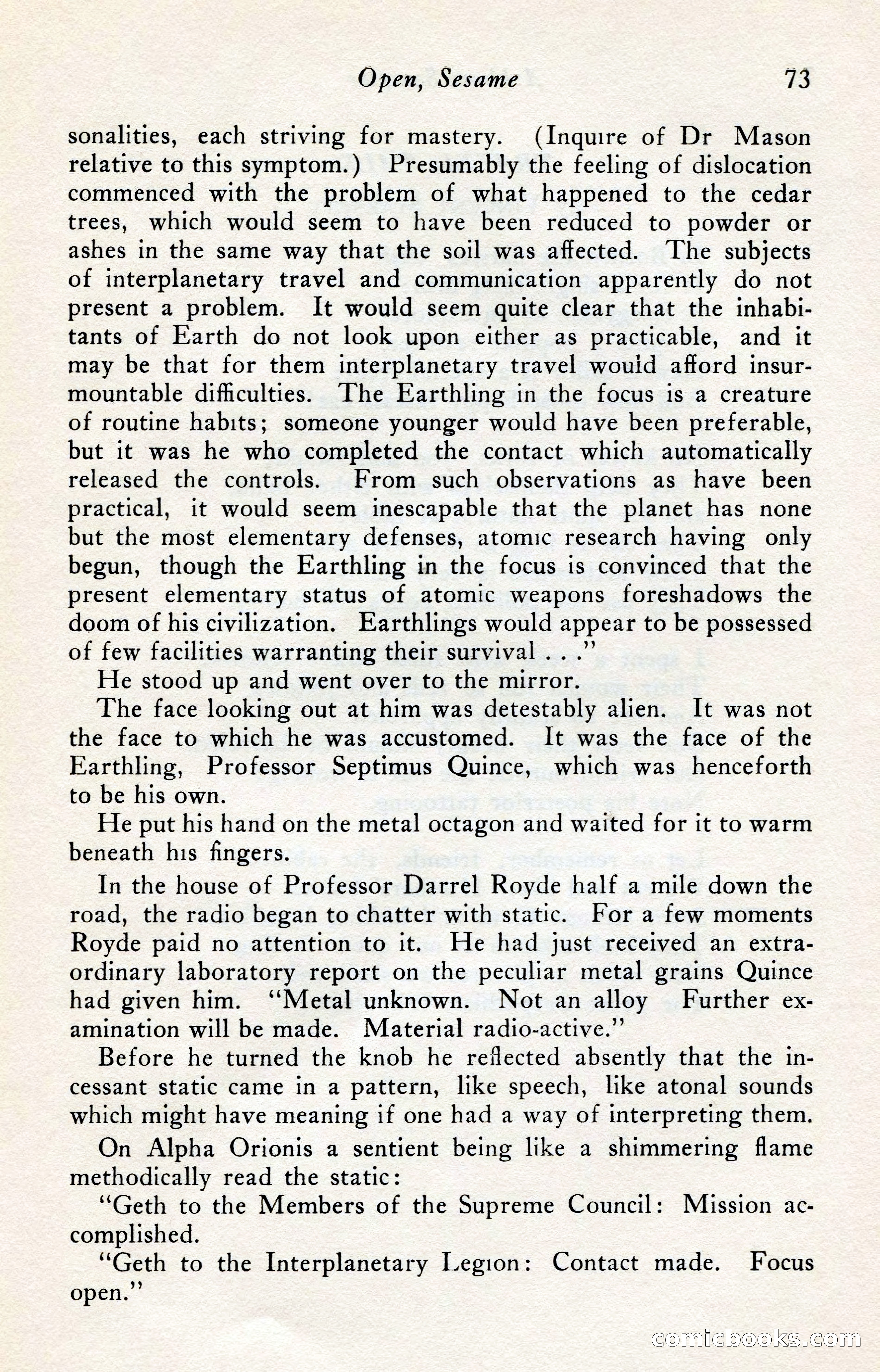 The Arkham Sampler, Winter 1949 — page 75 of 104