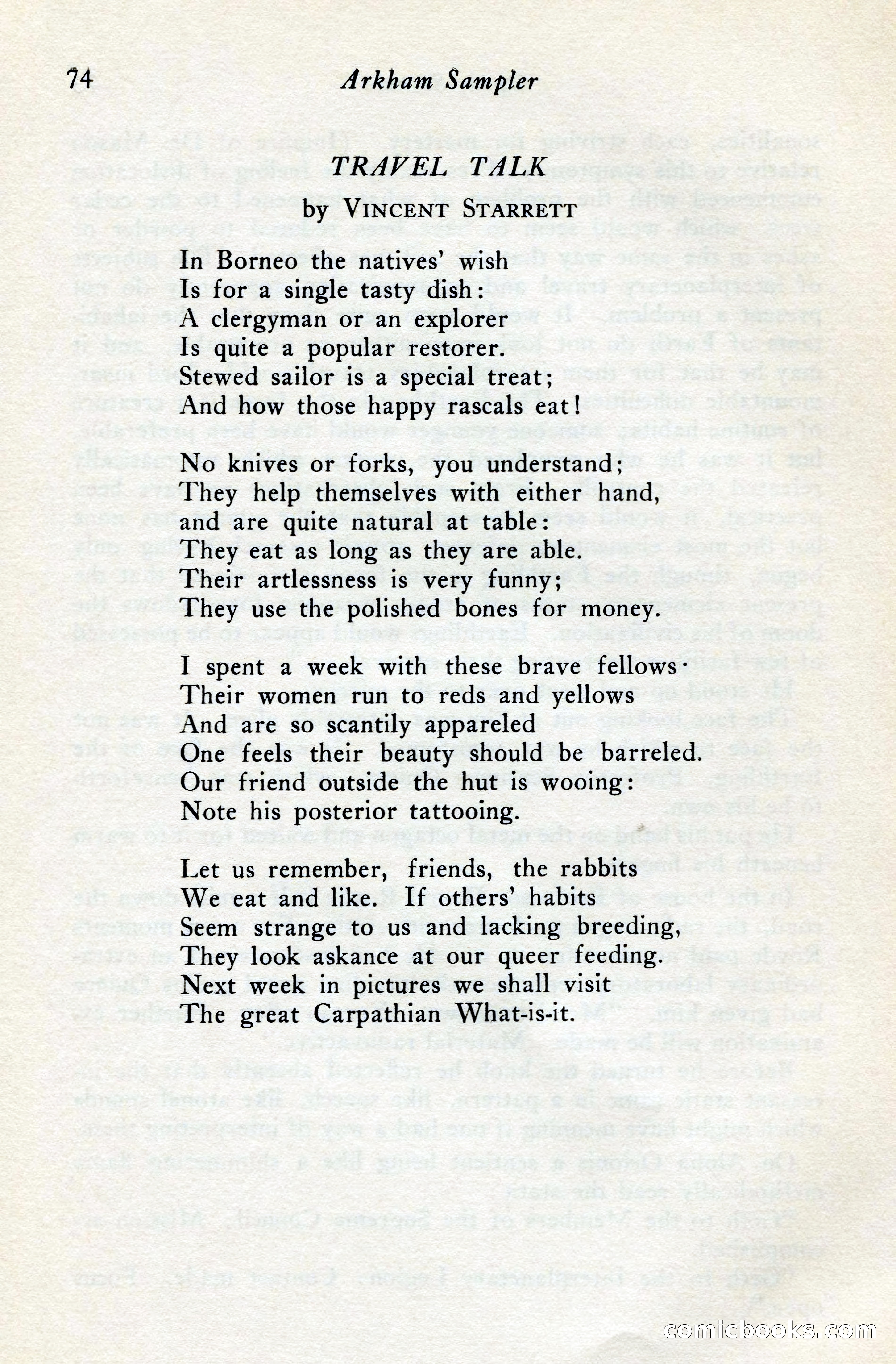 The Arkham Sampler, Winter 1949 — page 76 of 104