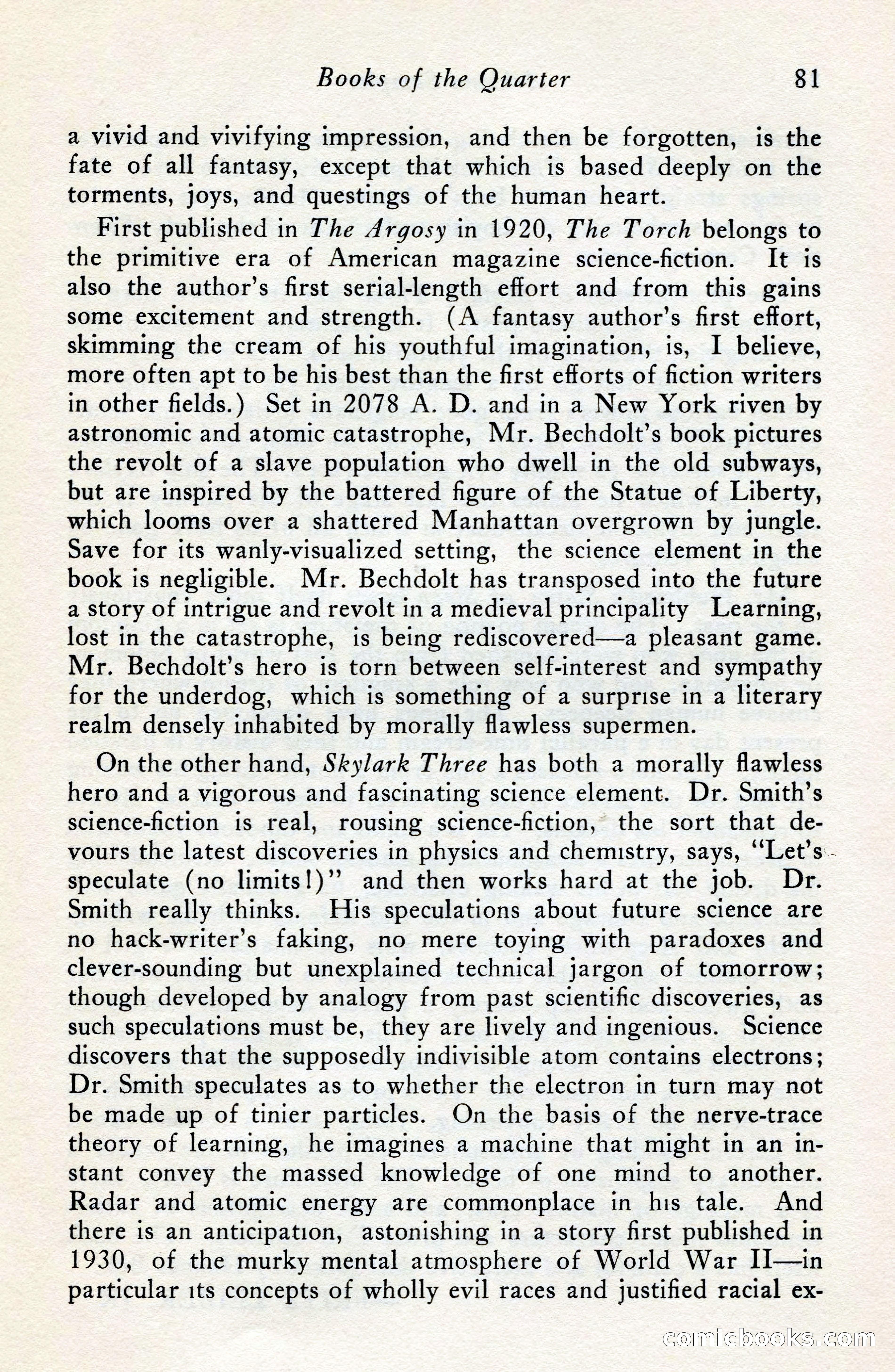The Arkham Sampler, Winter 1949 — page 83 of 104