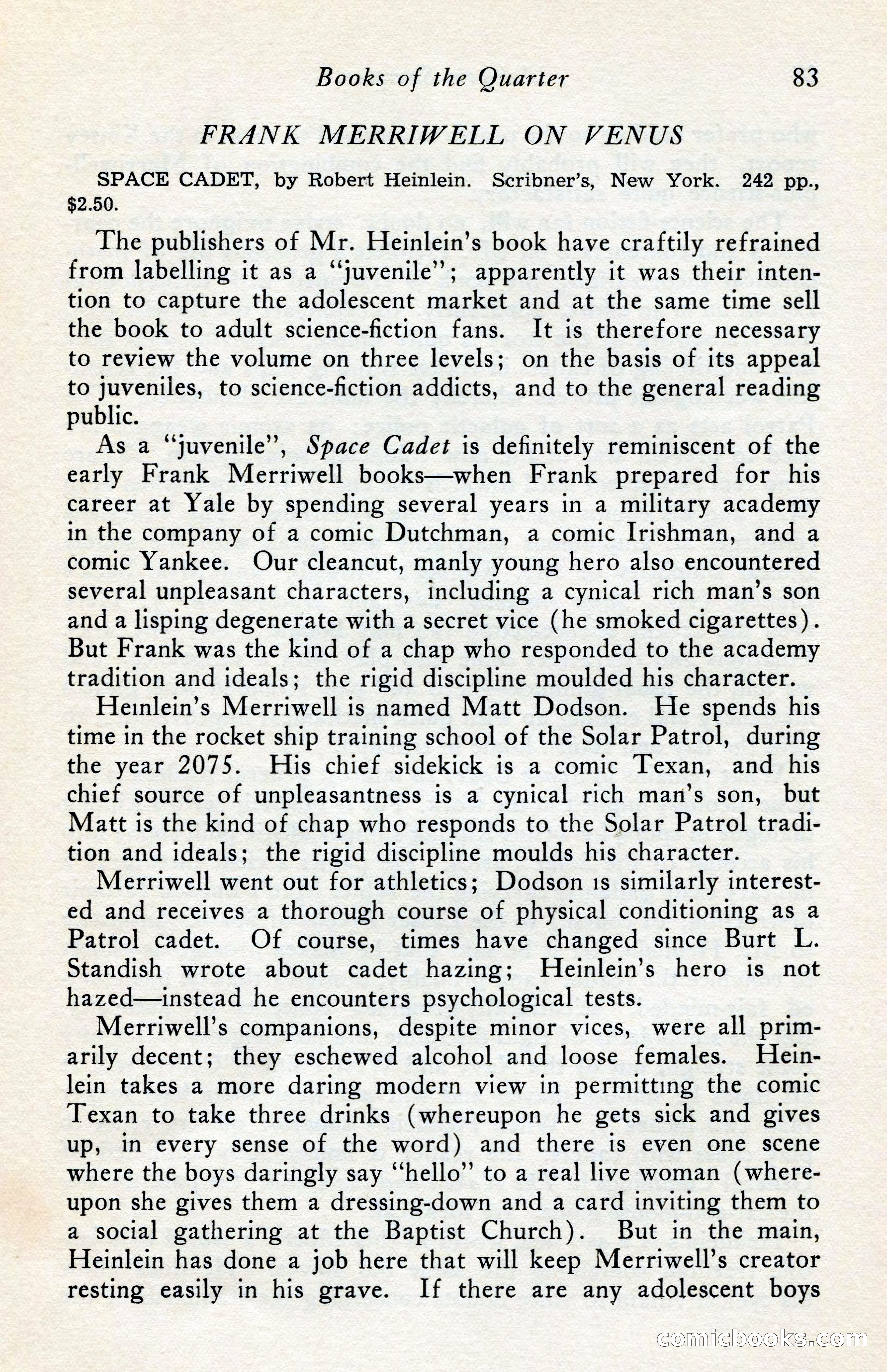 The Arkham Sampler, Winter 1949 — page 85 of 104