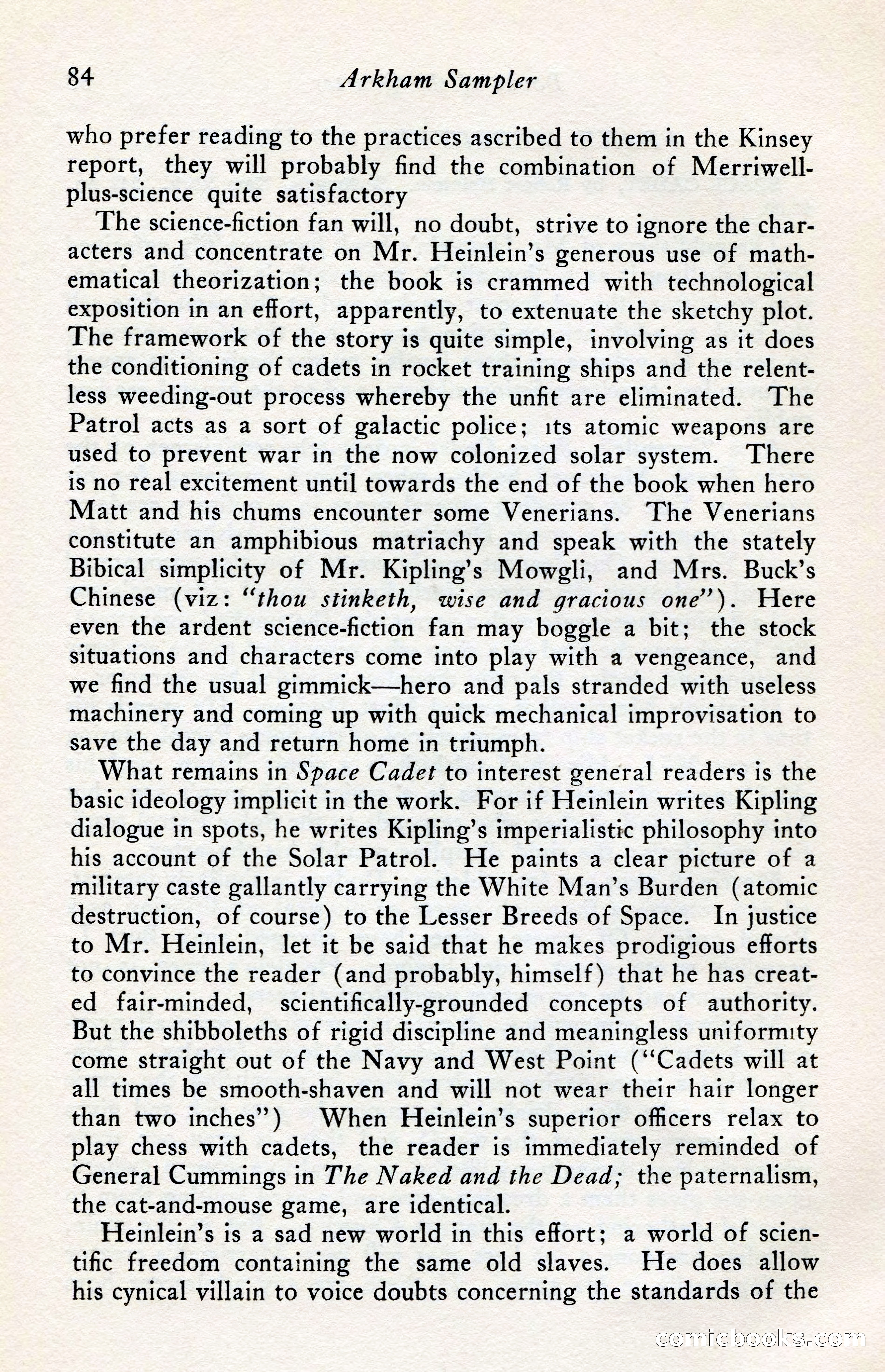 The Arkham Sampler, Winter 1949 — page 86 of 104