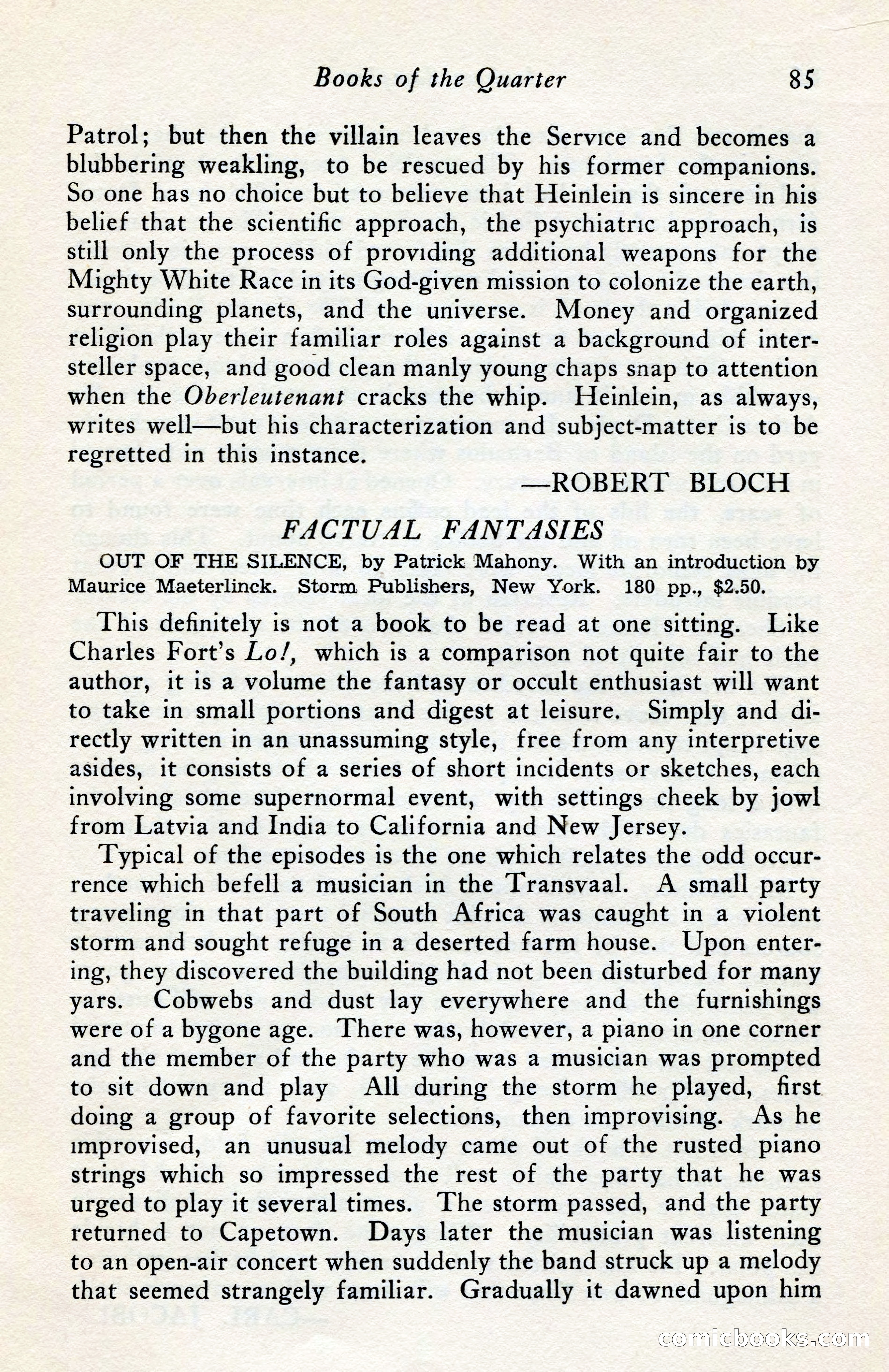 The Arkham Sampler, Winter 1949 — page 87 of 104