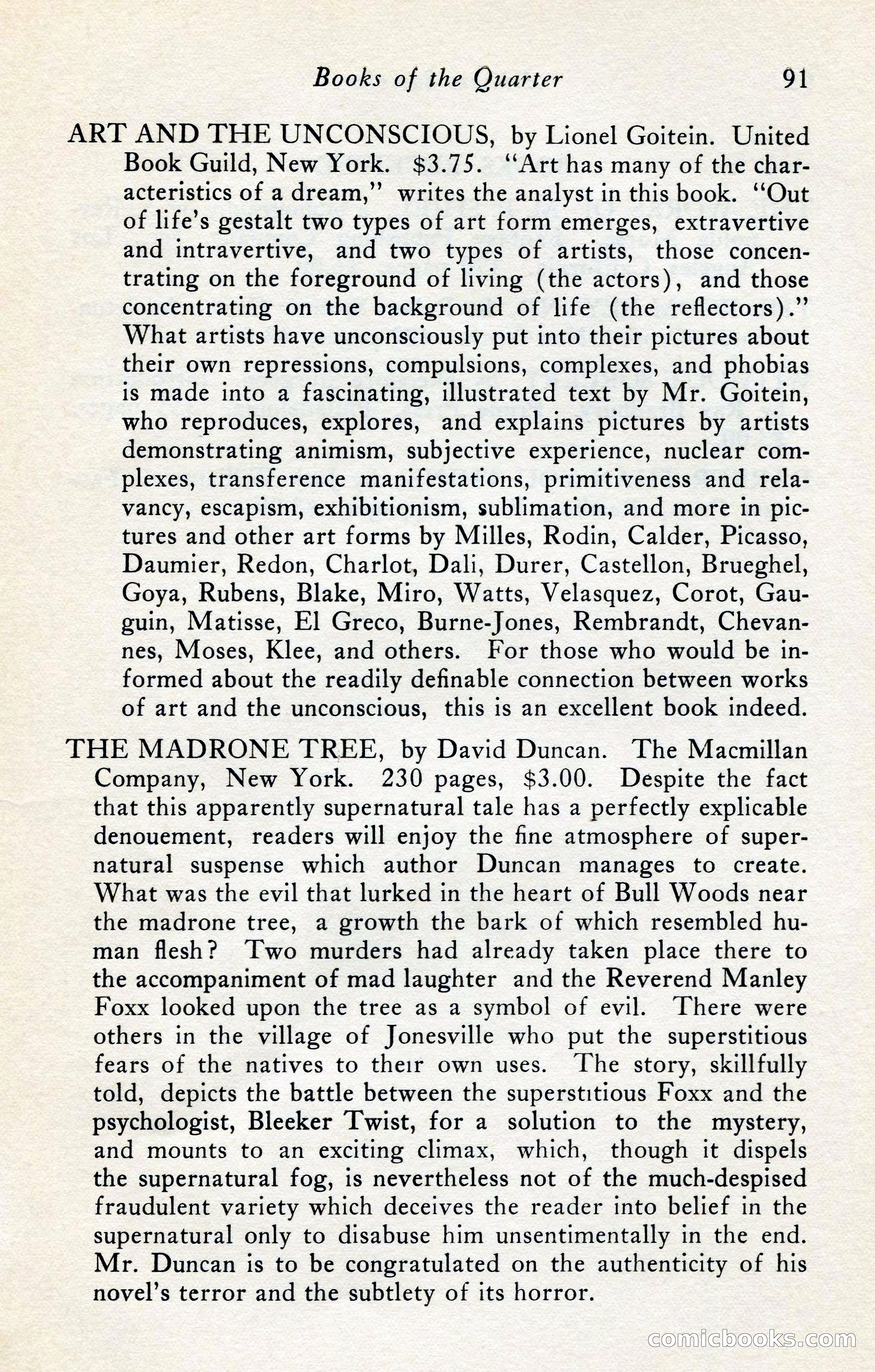 The Arkham Sampler, Winter 1949 — page 93 of 104