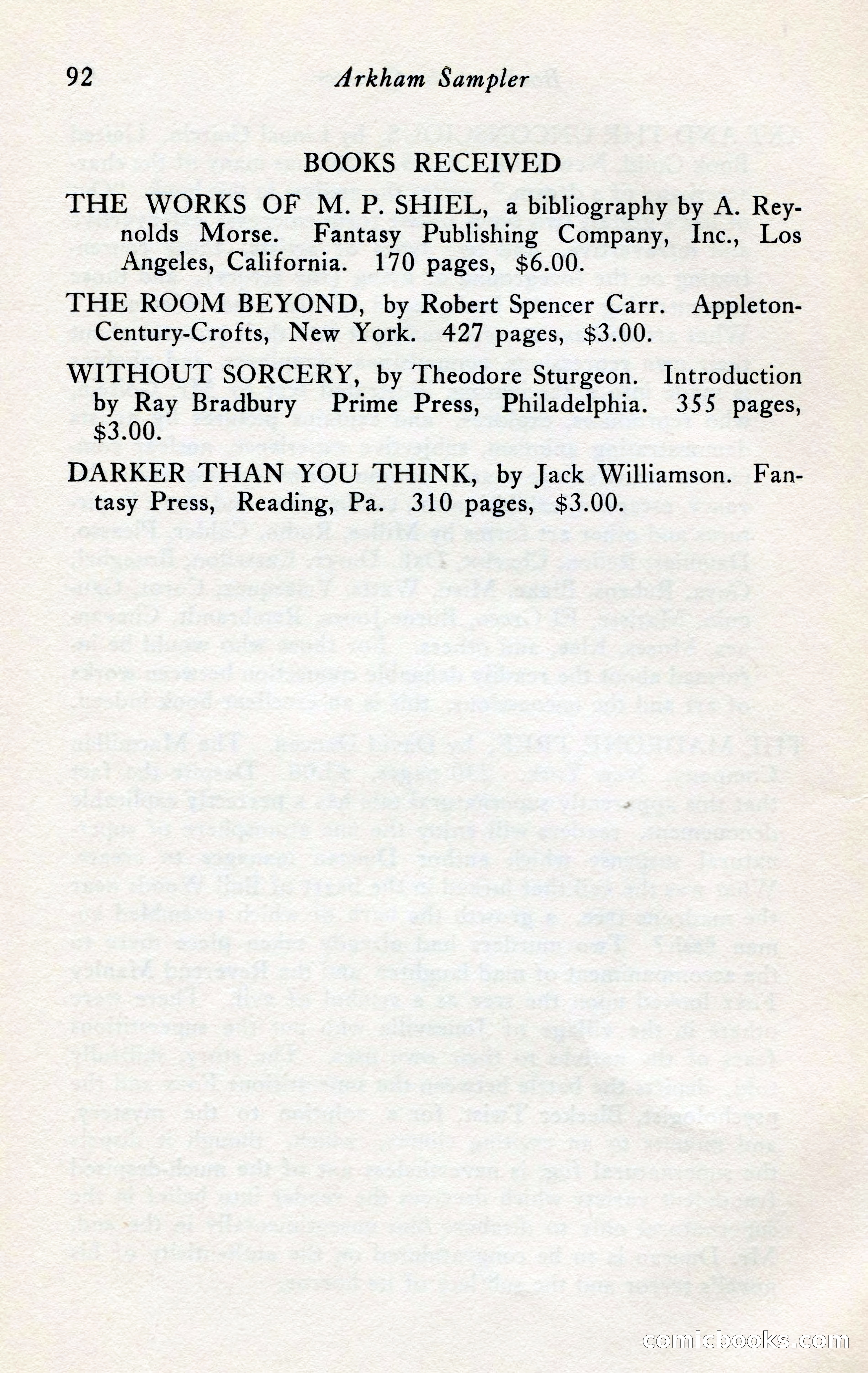 The Arkham Sampler, Winter 1949 — page 94 of 104