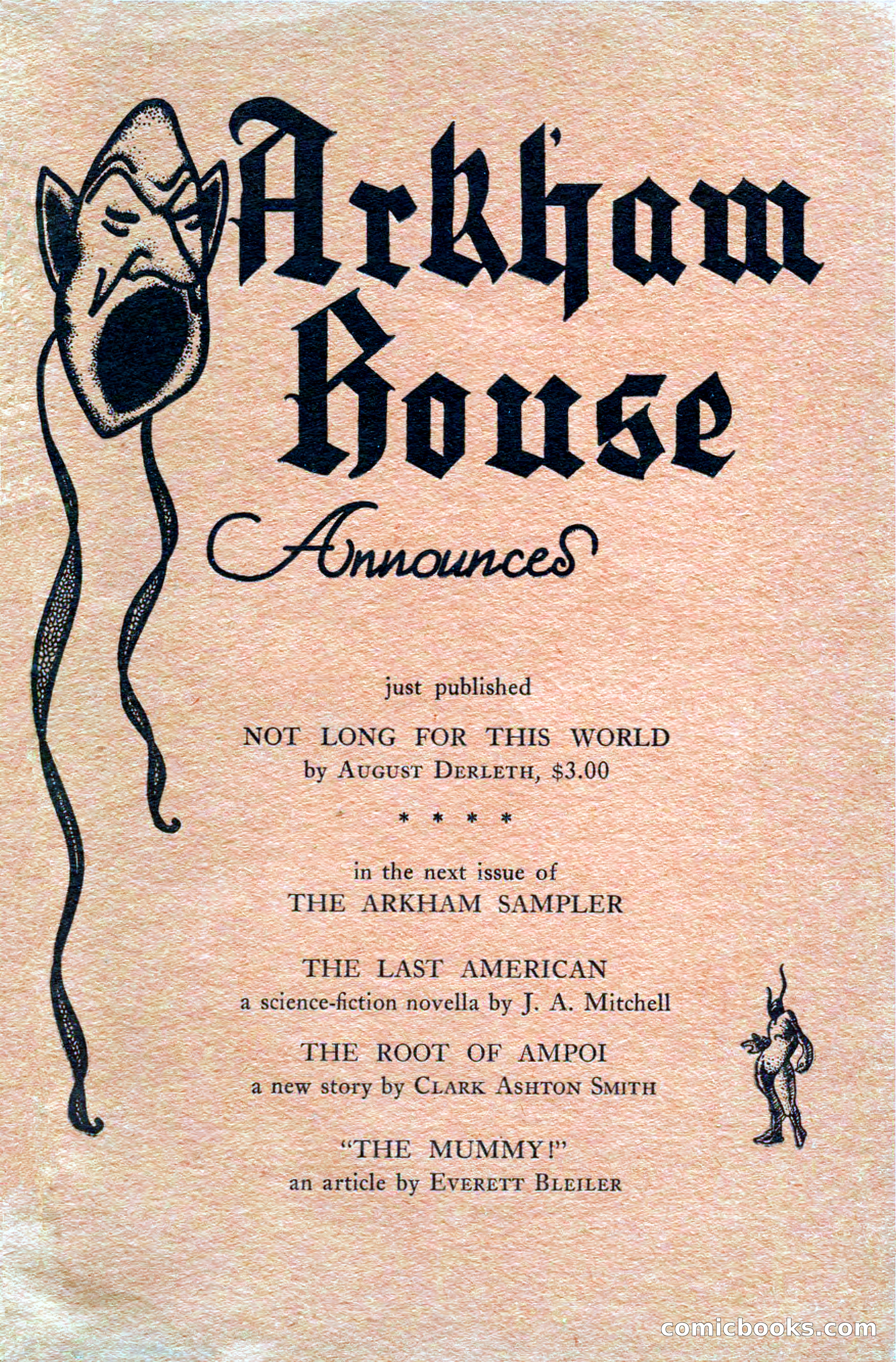 The Arkham Sampler, Winter 1949 — page 103 of 104