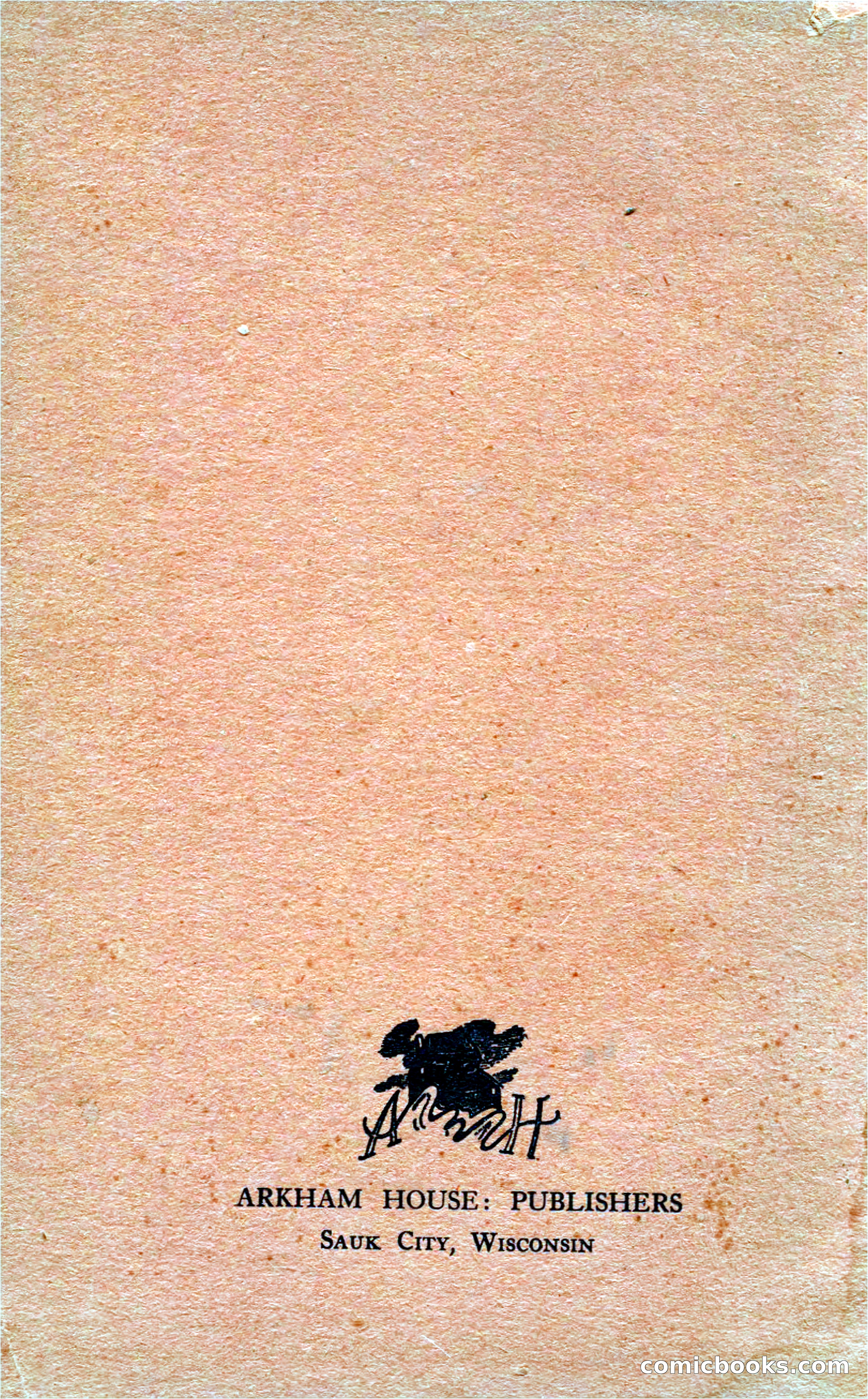 The Arkham Sampler, Winter 1949 — page 104 of 104