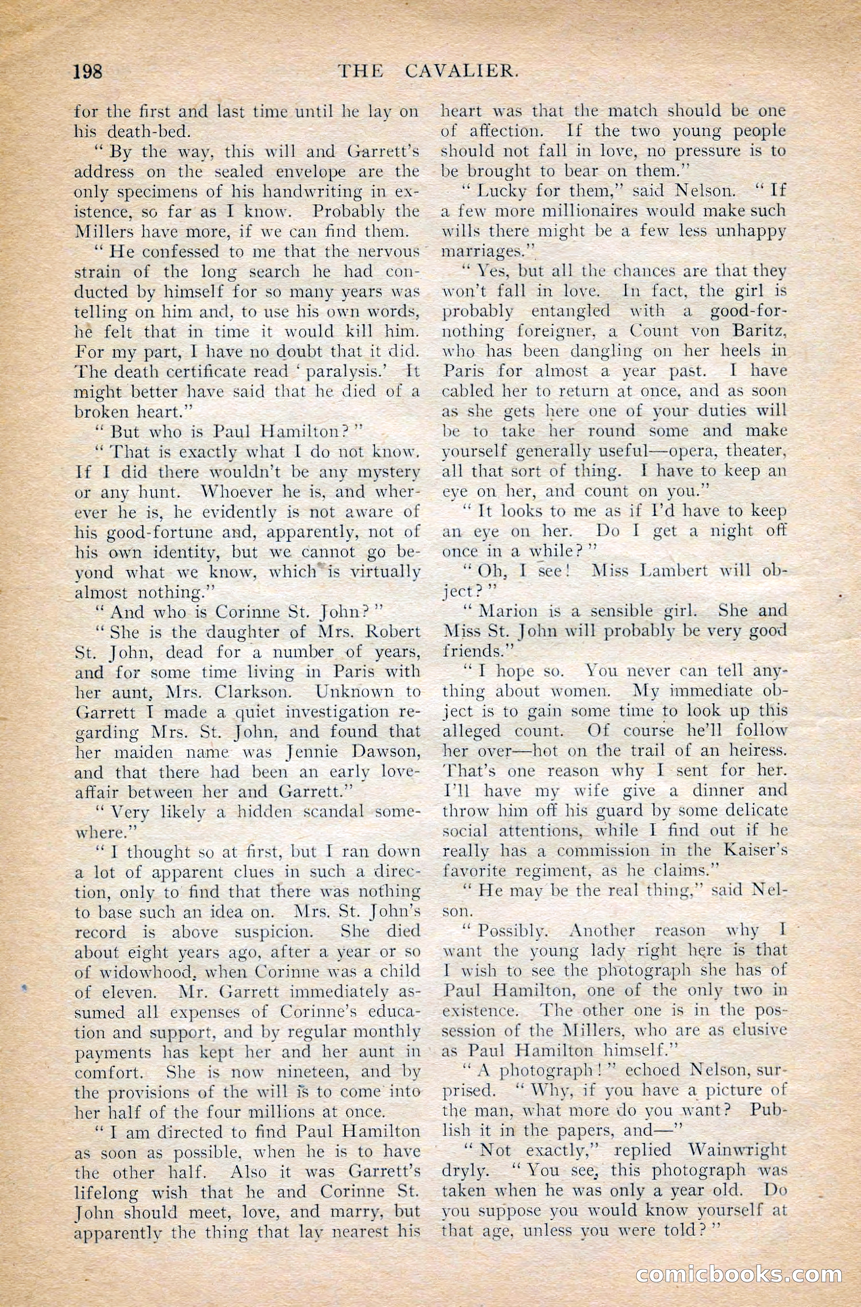 The Cavalier, March 1909 — page 8 of 201