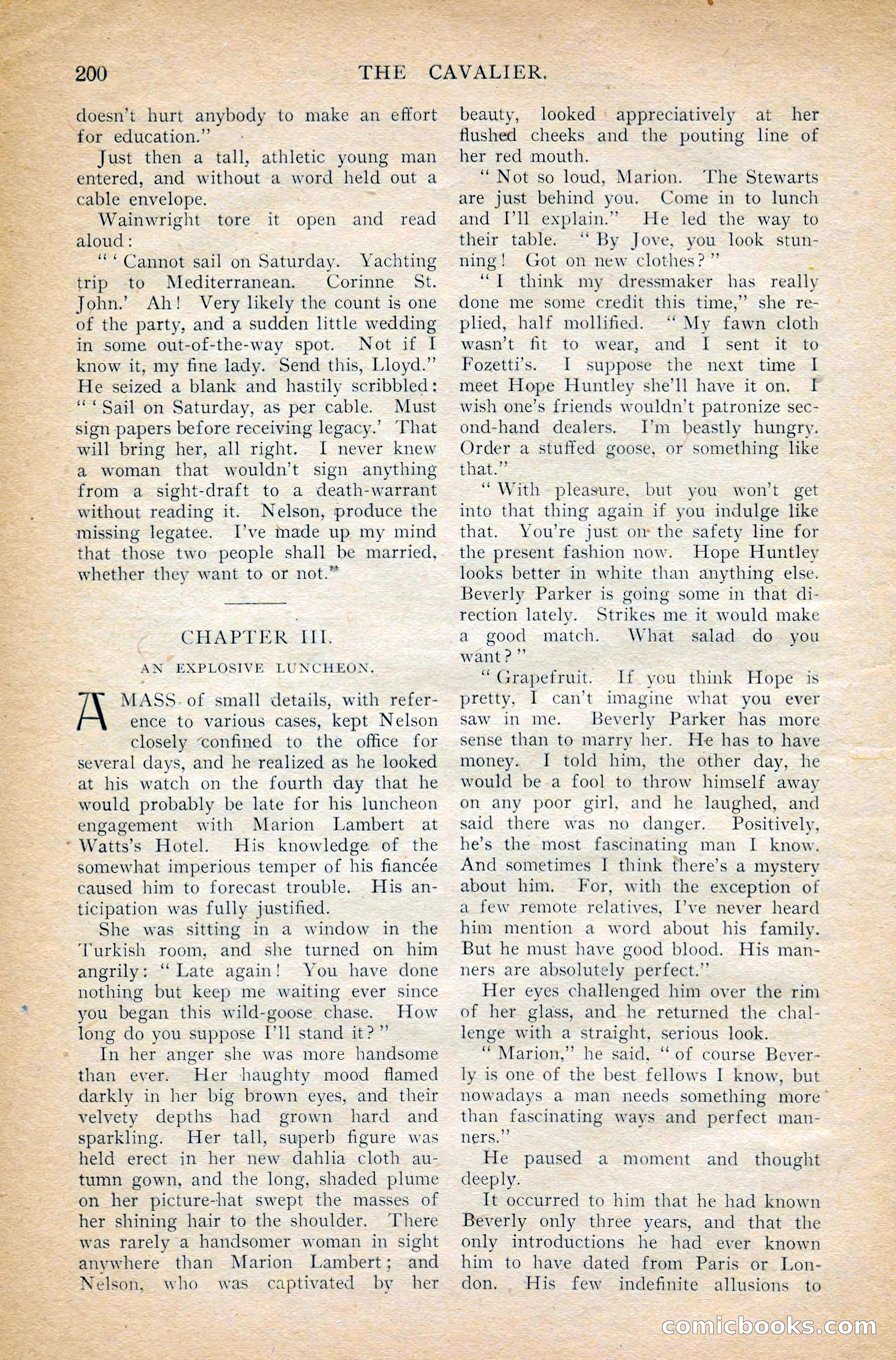 The Cavalier, March 1909 — page 10 of 201