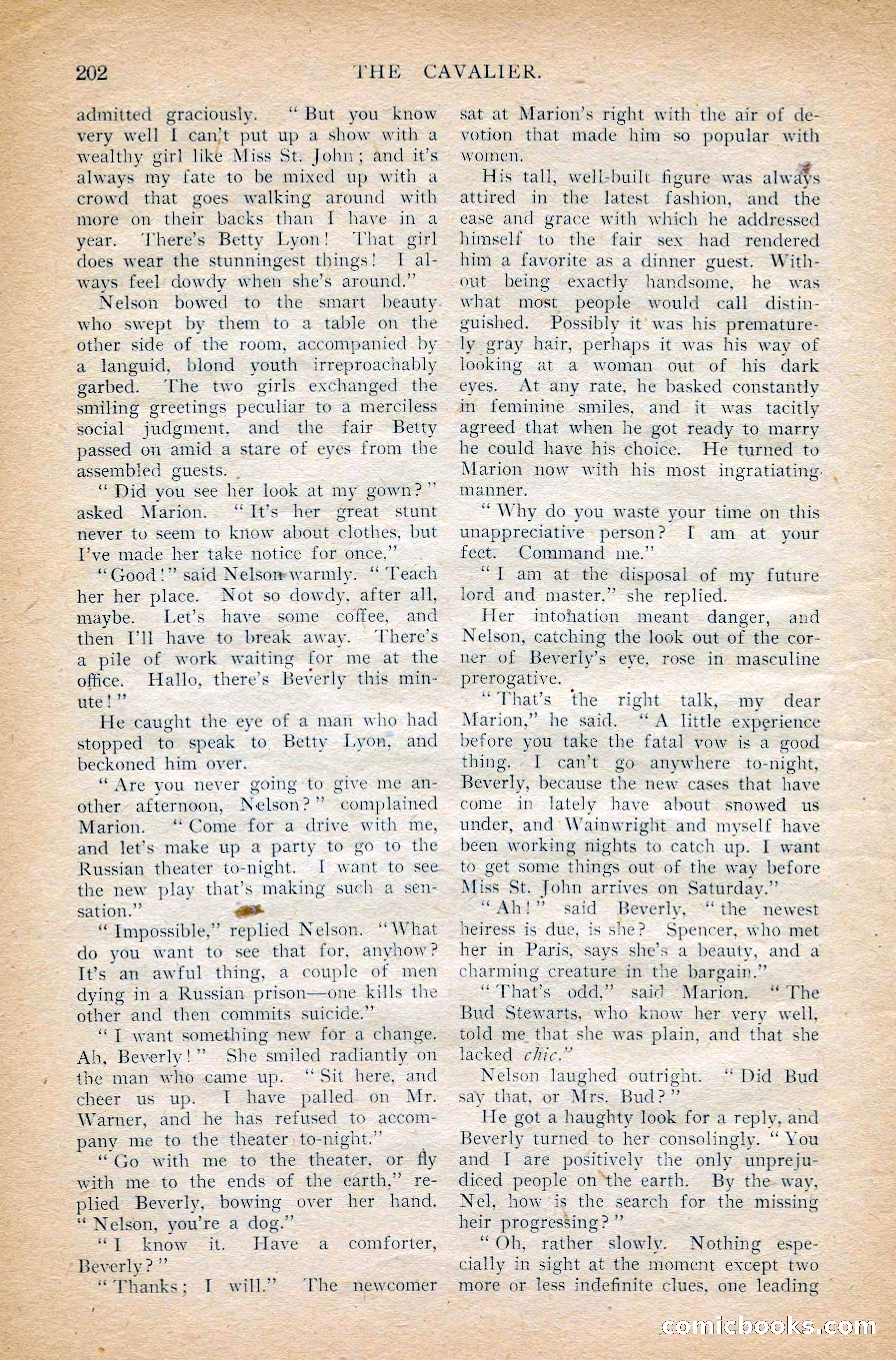 The Cavalier, March 1909 — page 12 of 201