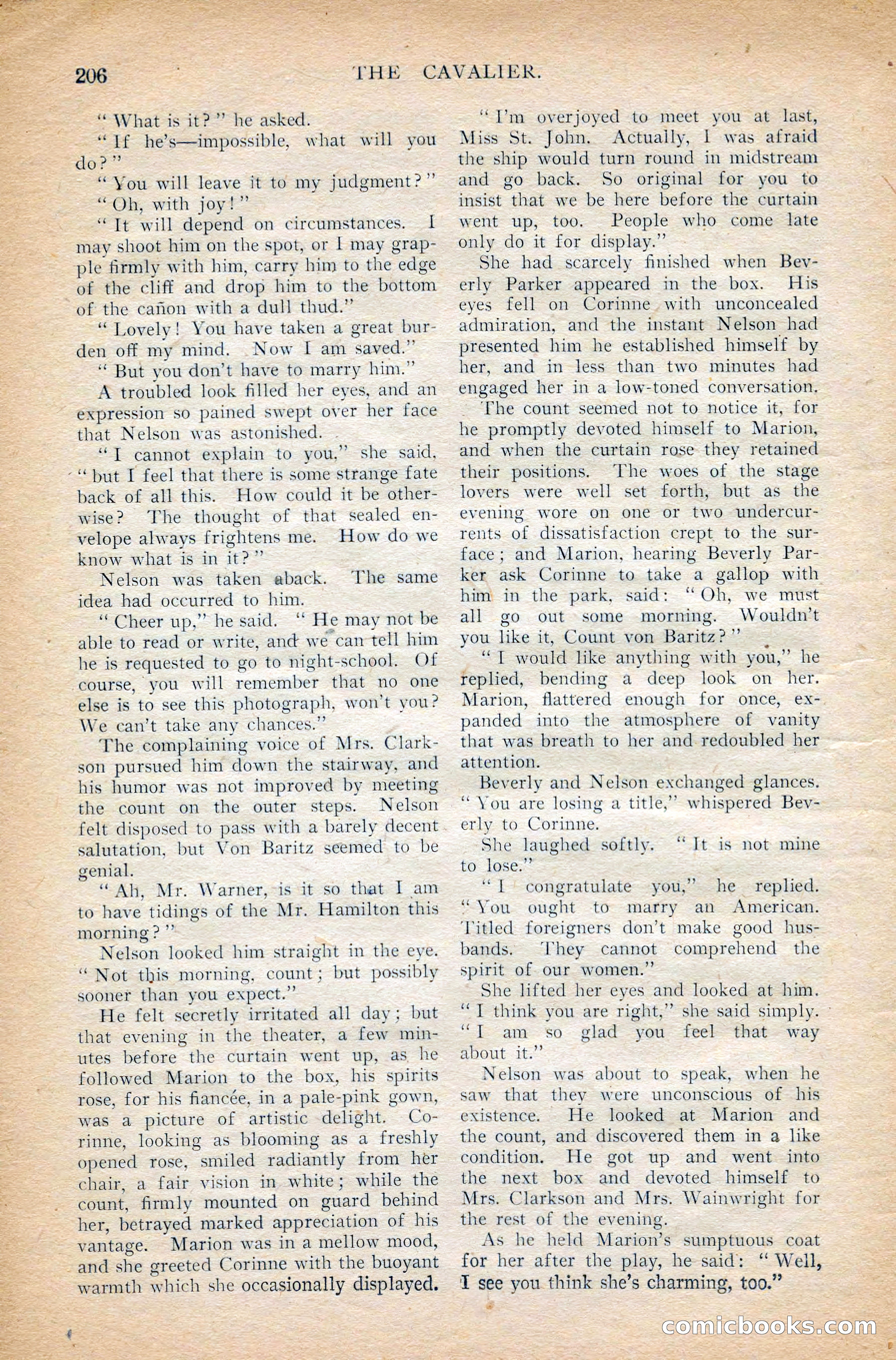 The Cavalier, March 1909 — page 16 of 201