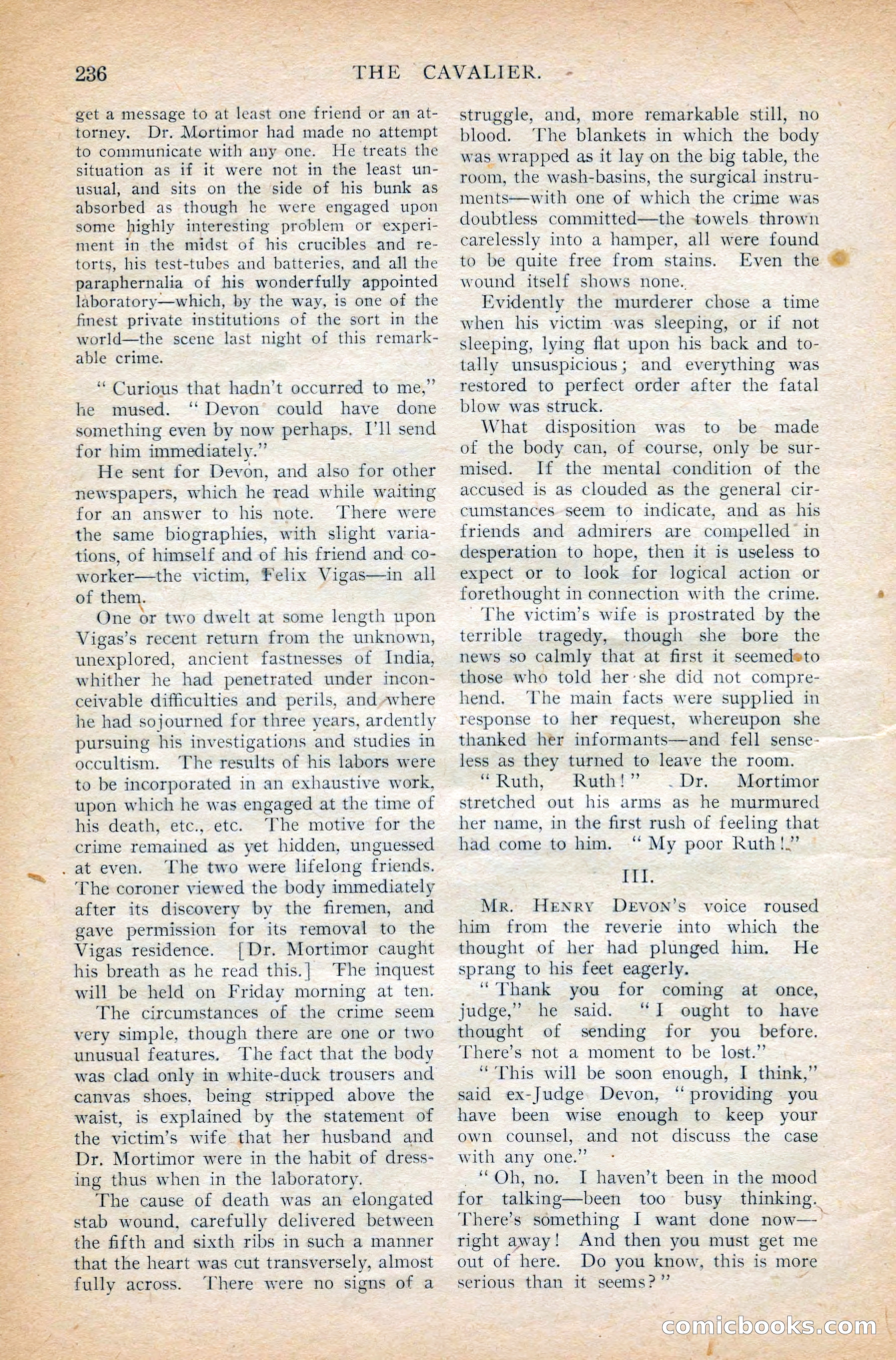The Cavalier, March 1909 — page 46 of 201