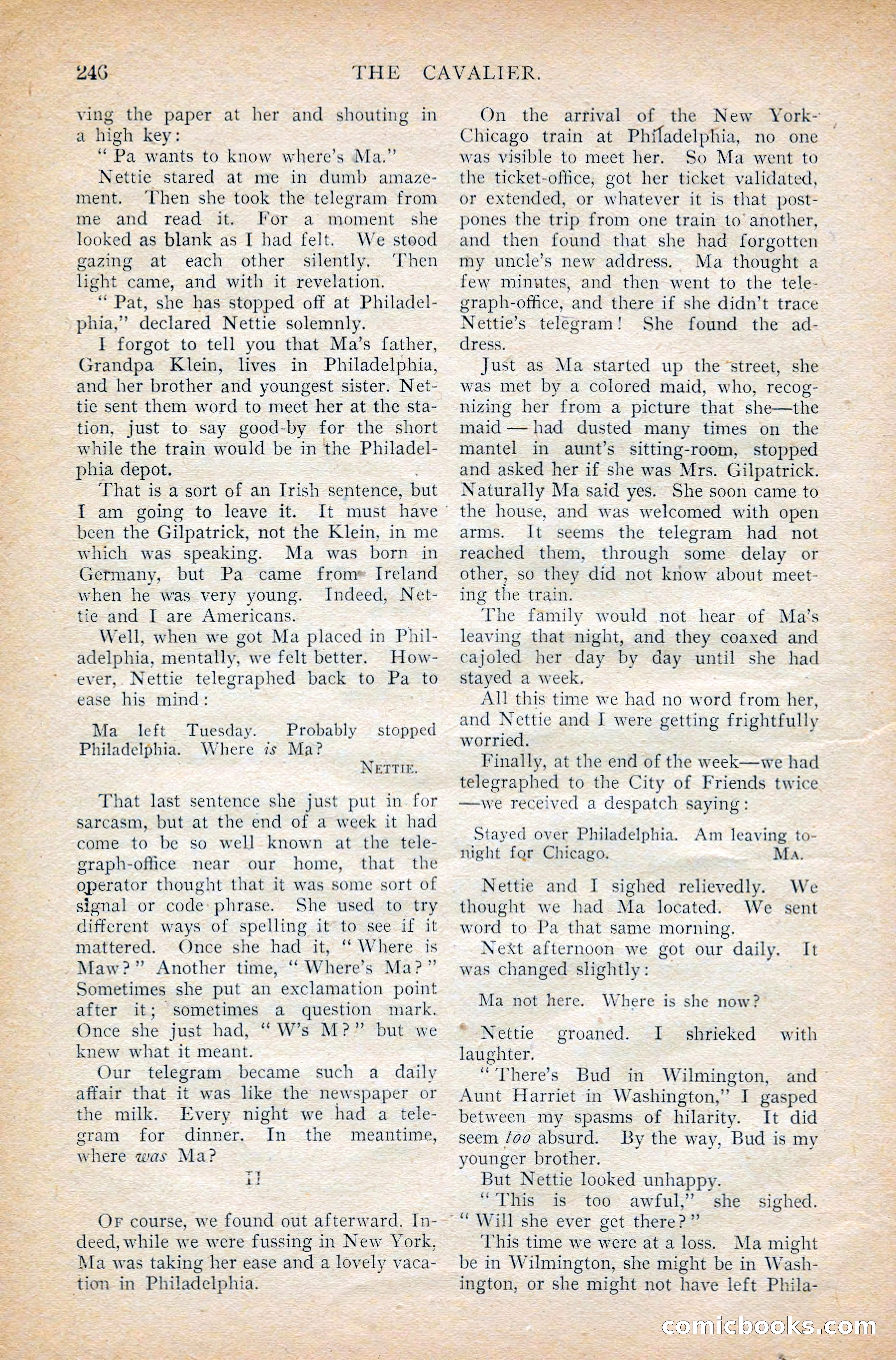 The Cavalier, March 1909 — page 56 of 201