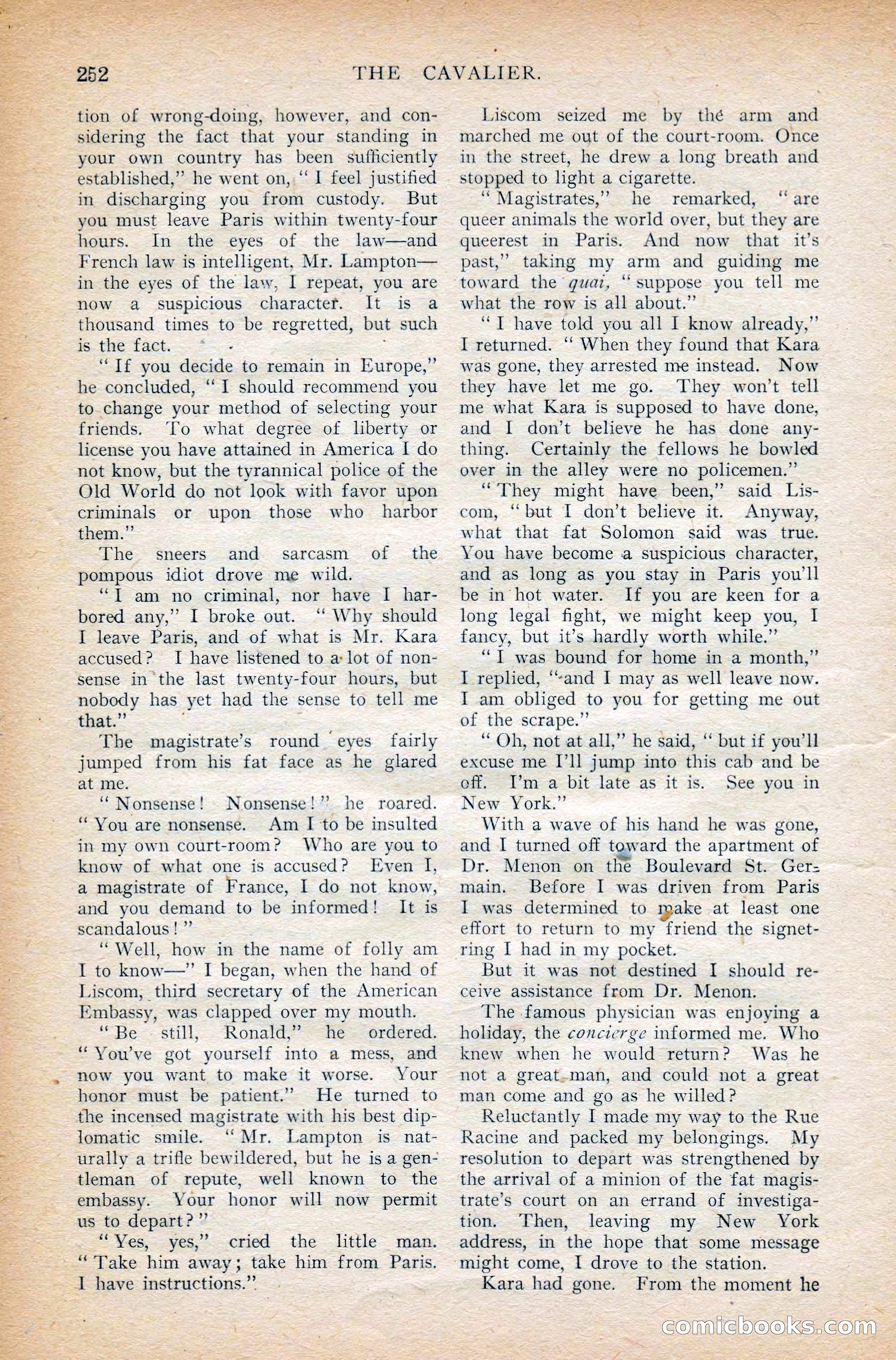 The Cavalier, March 1909 — page 62 of 201
