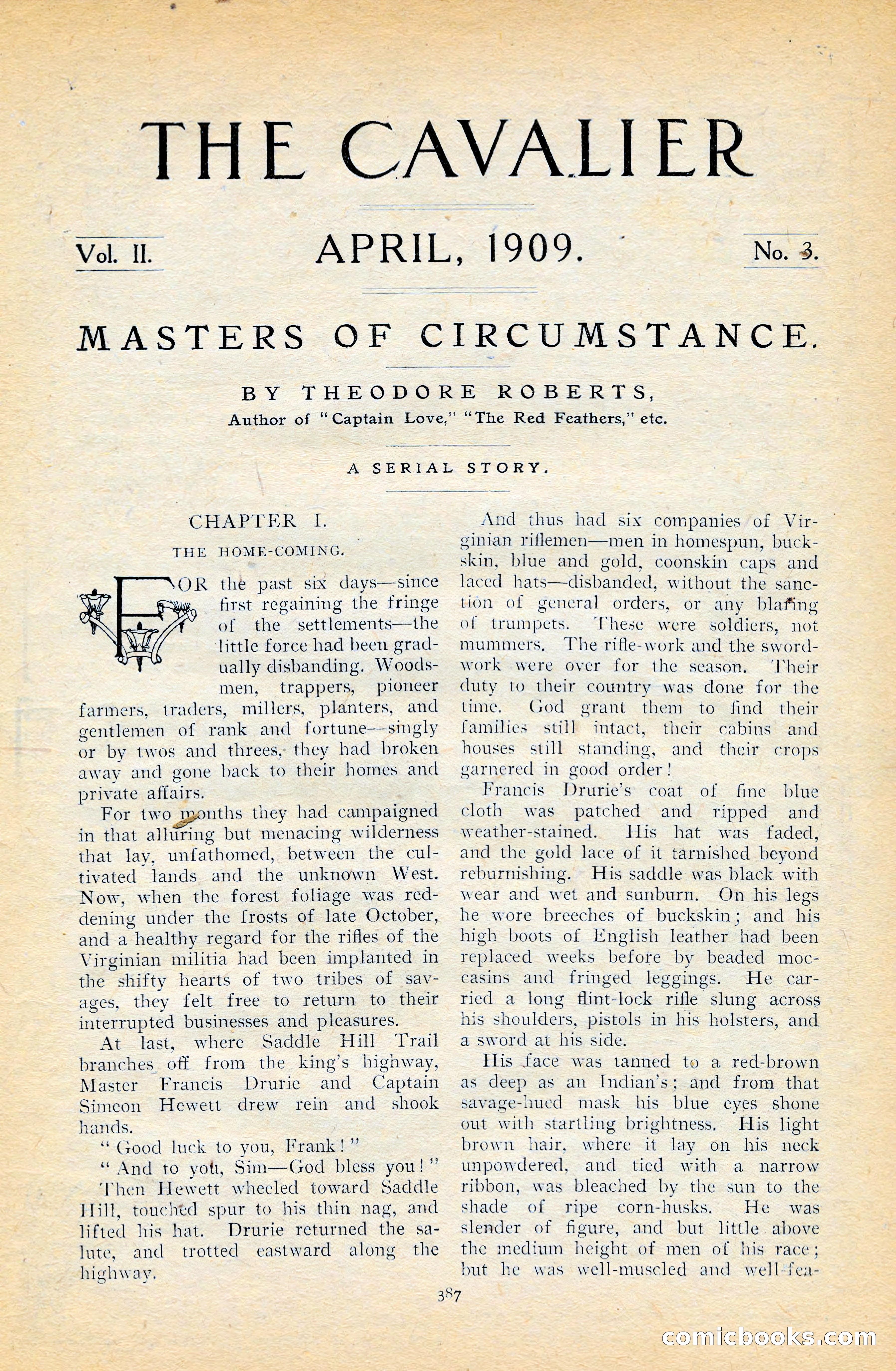 The Cavalier, April 1909 — page 5 of 201