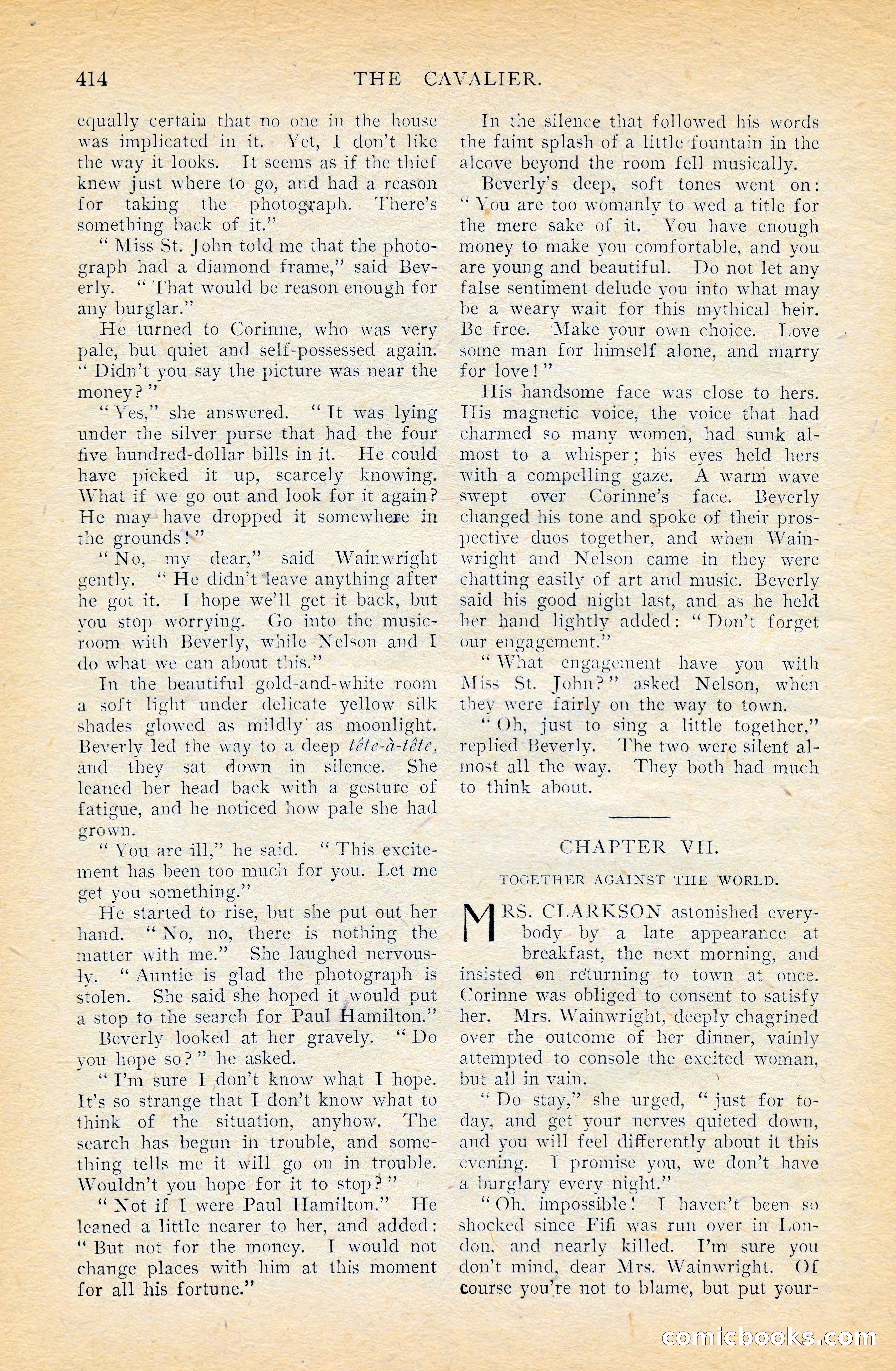The Cavalier, April 1909 — page 32 of 201