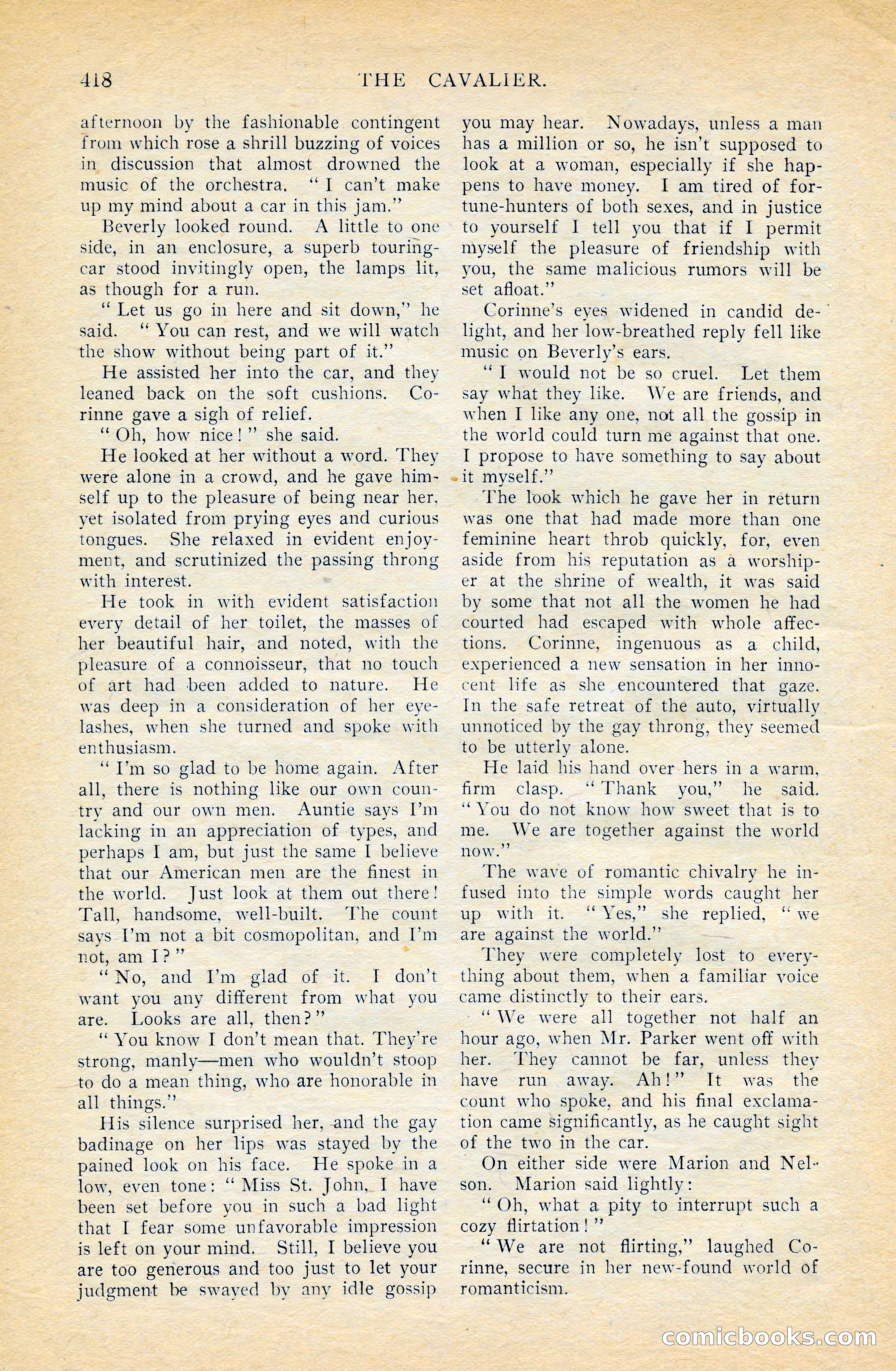 The Cavalier, April 1909 — page 36 of 201
