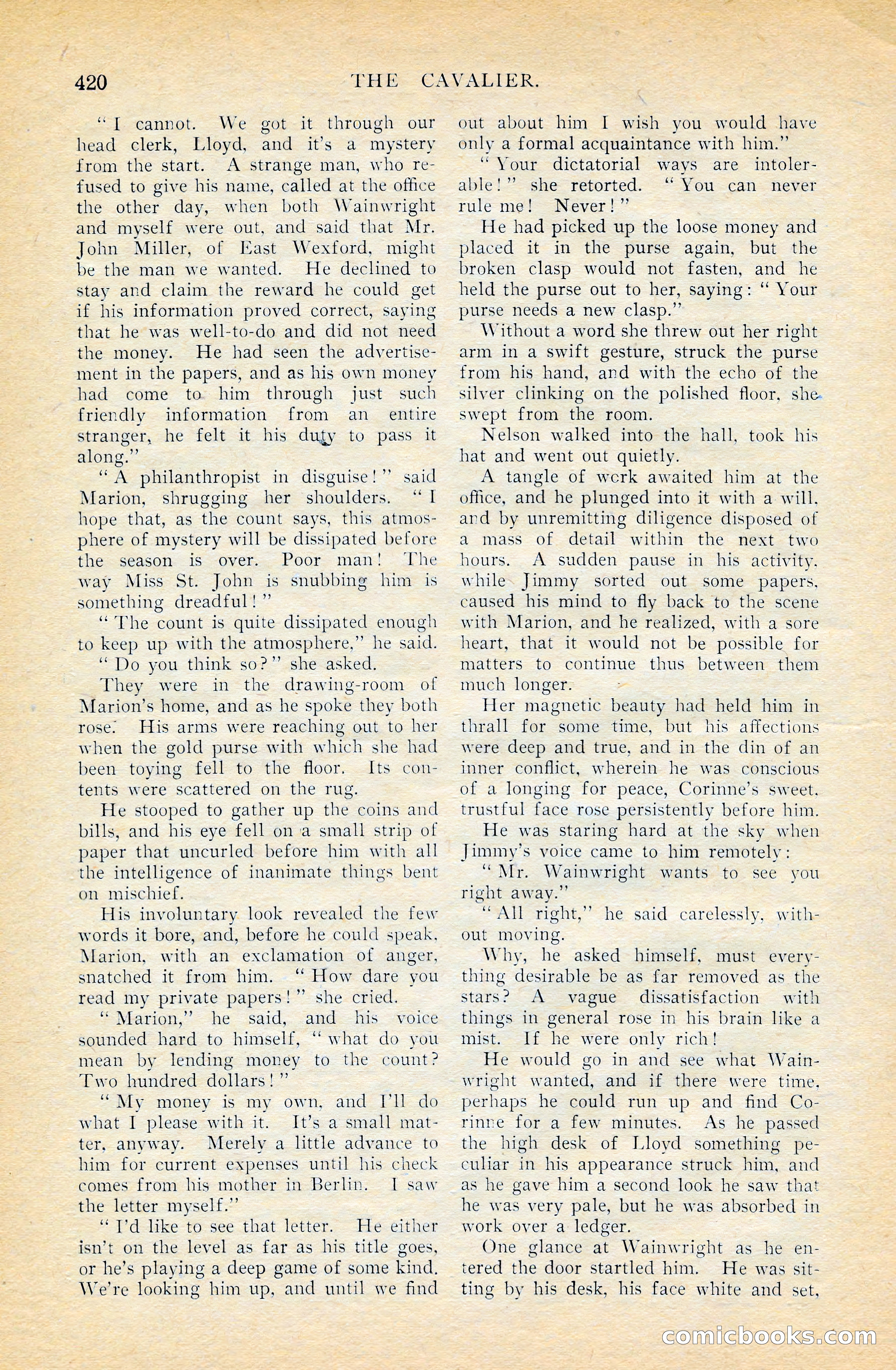 The Cavalier, April 1909 — page 38 of 201